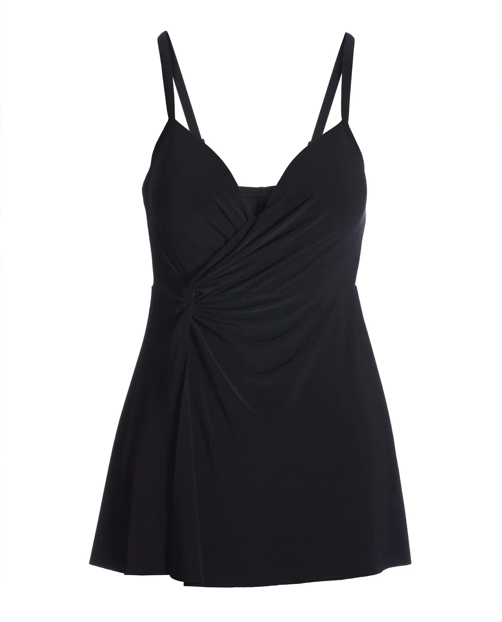 Side Knot Swim Dress Black sold by Boston Proper product image thumbnail 2
