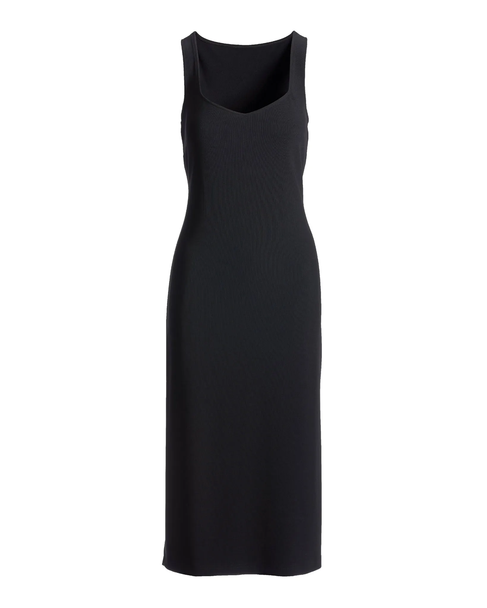 Beyond Travel Sweetheart Neckline Midi Dress Jet Black sold by Boston Proper product image thumbnail 2