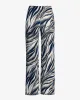 Beyond Travel Cape Town Zebra Print Palazzo Pant Maritime Navy/Camel sold by Boston Proper