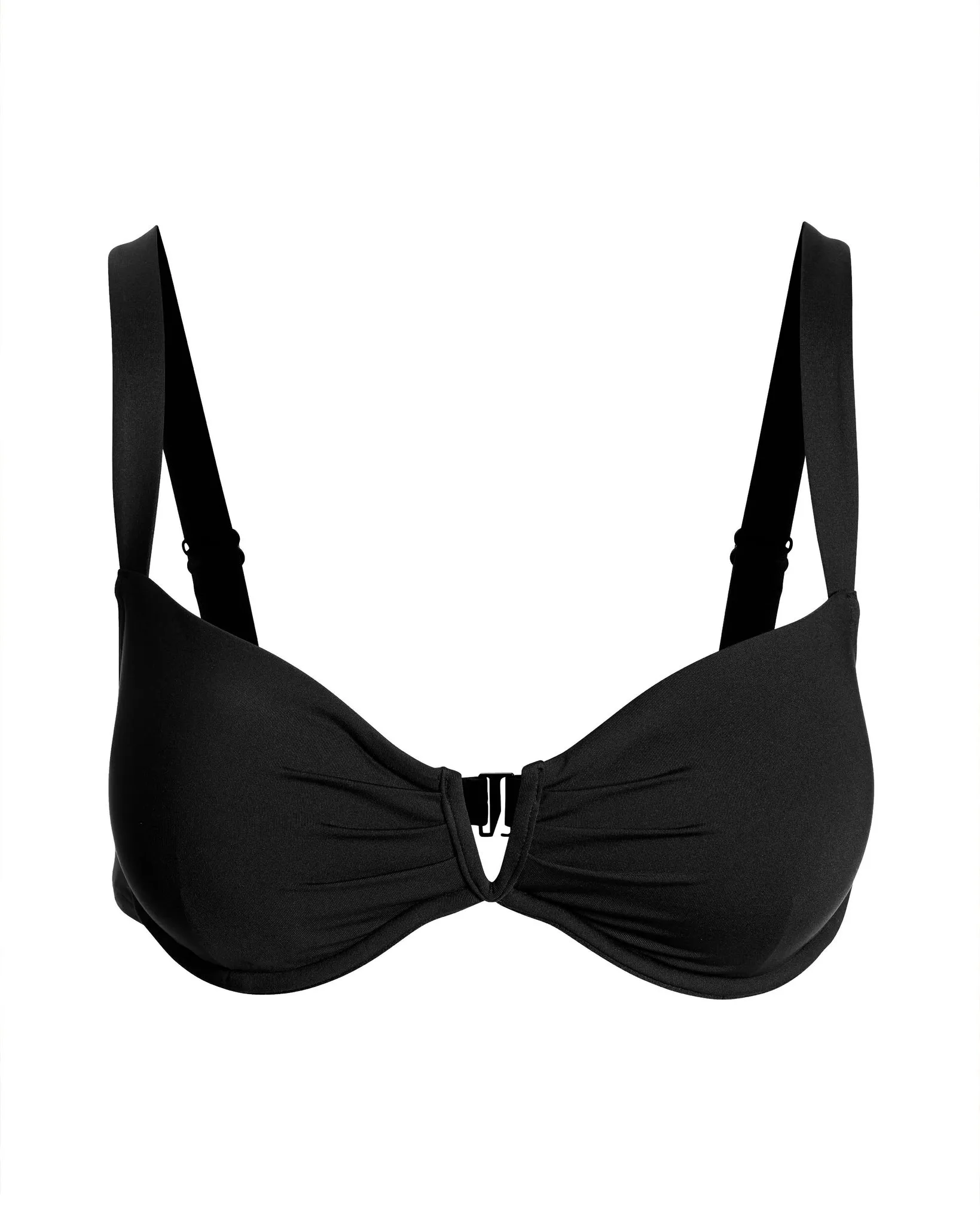 Swim Sense V Wire Bikini Top Proper Black sold by Boston Proper product image thumbnail 2