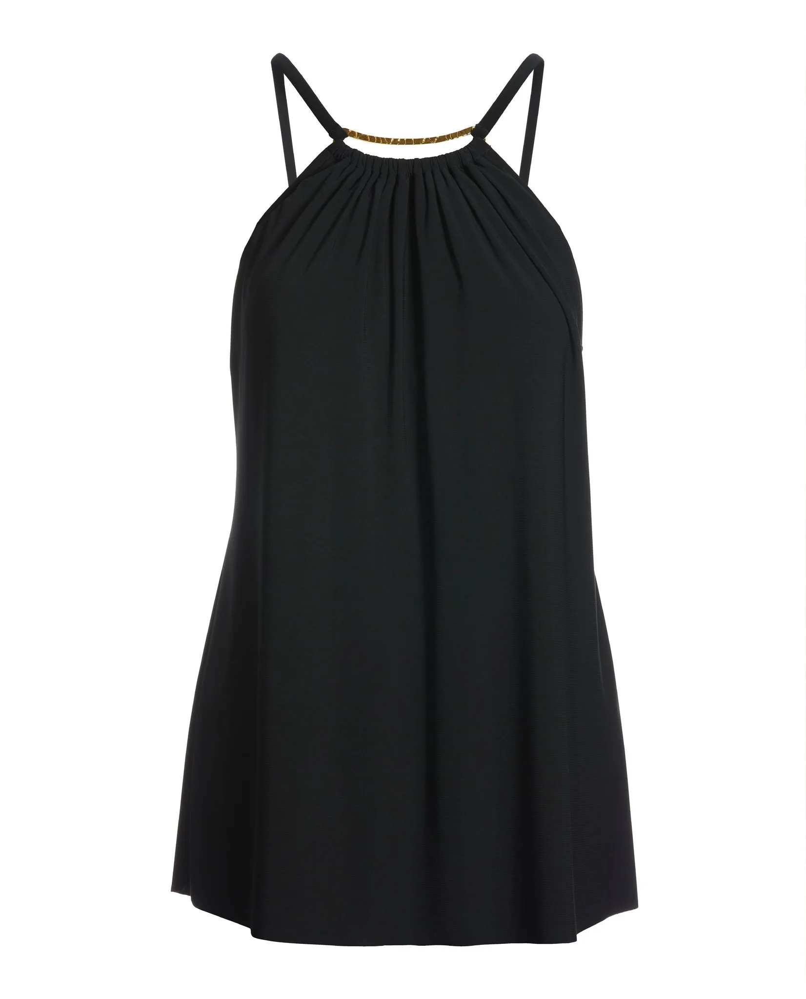 Hardware High Neck Swim Dress Black sold by Boston Proper product image thumbnail 2