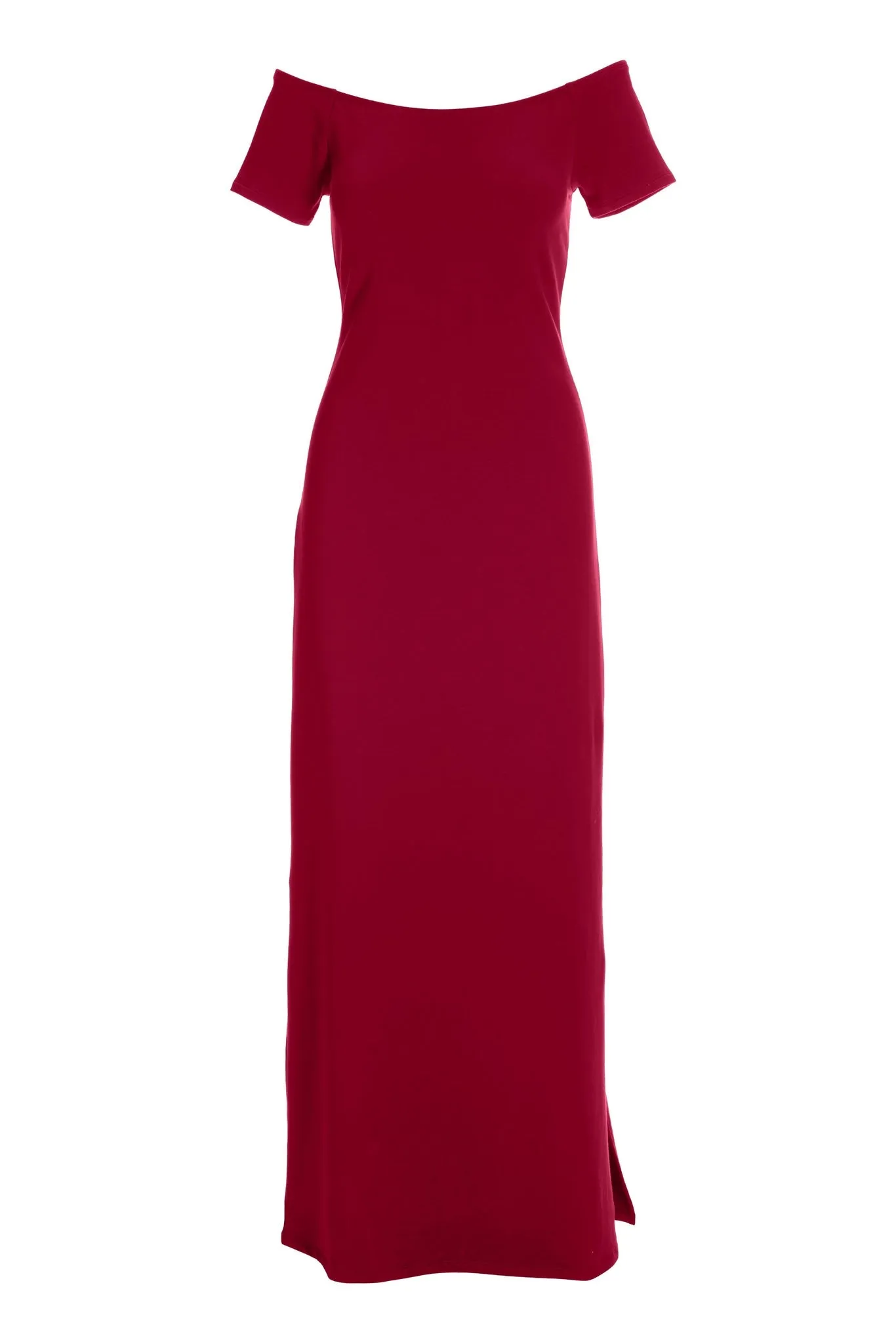 Off the Shoulder Short Sleeve Maxi Dress Rio Red sold by Boston Proper product image thumbnail 2