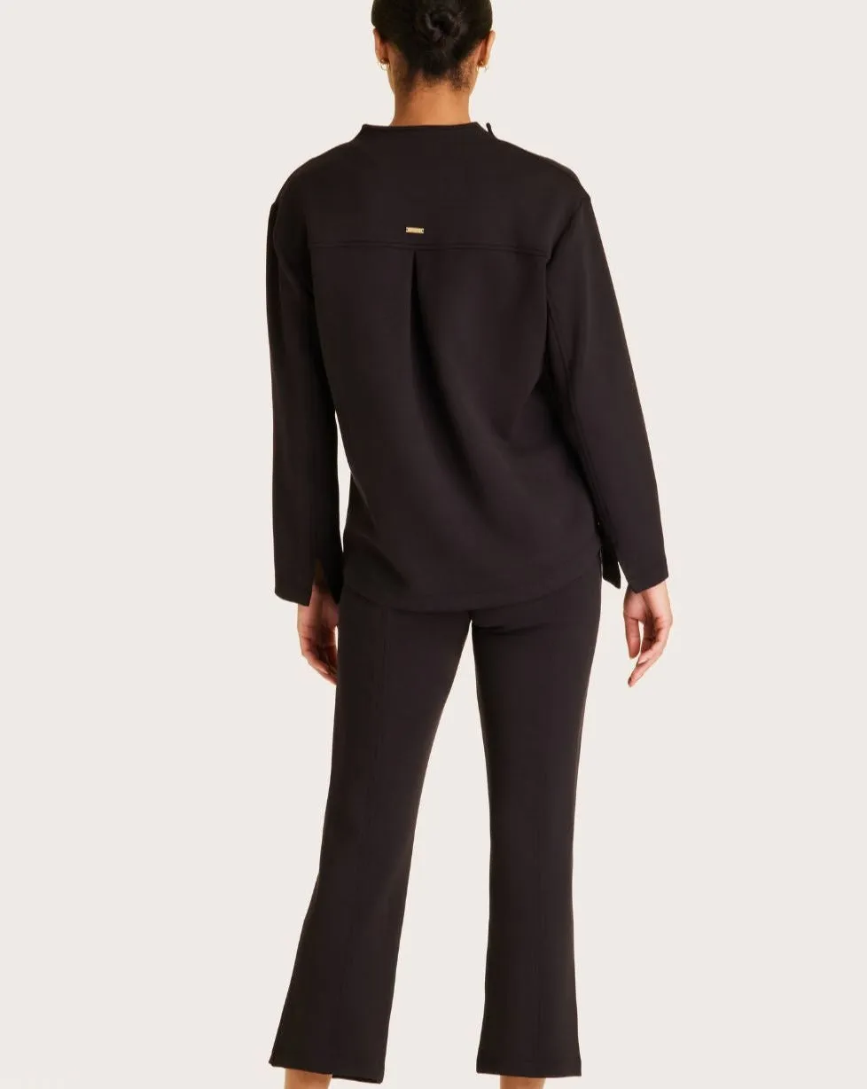 Phoebe Crop Pant Black sold by Boston Proper product image thumbnail 4