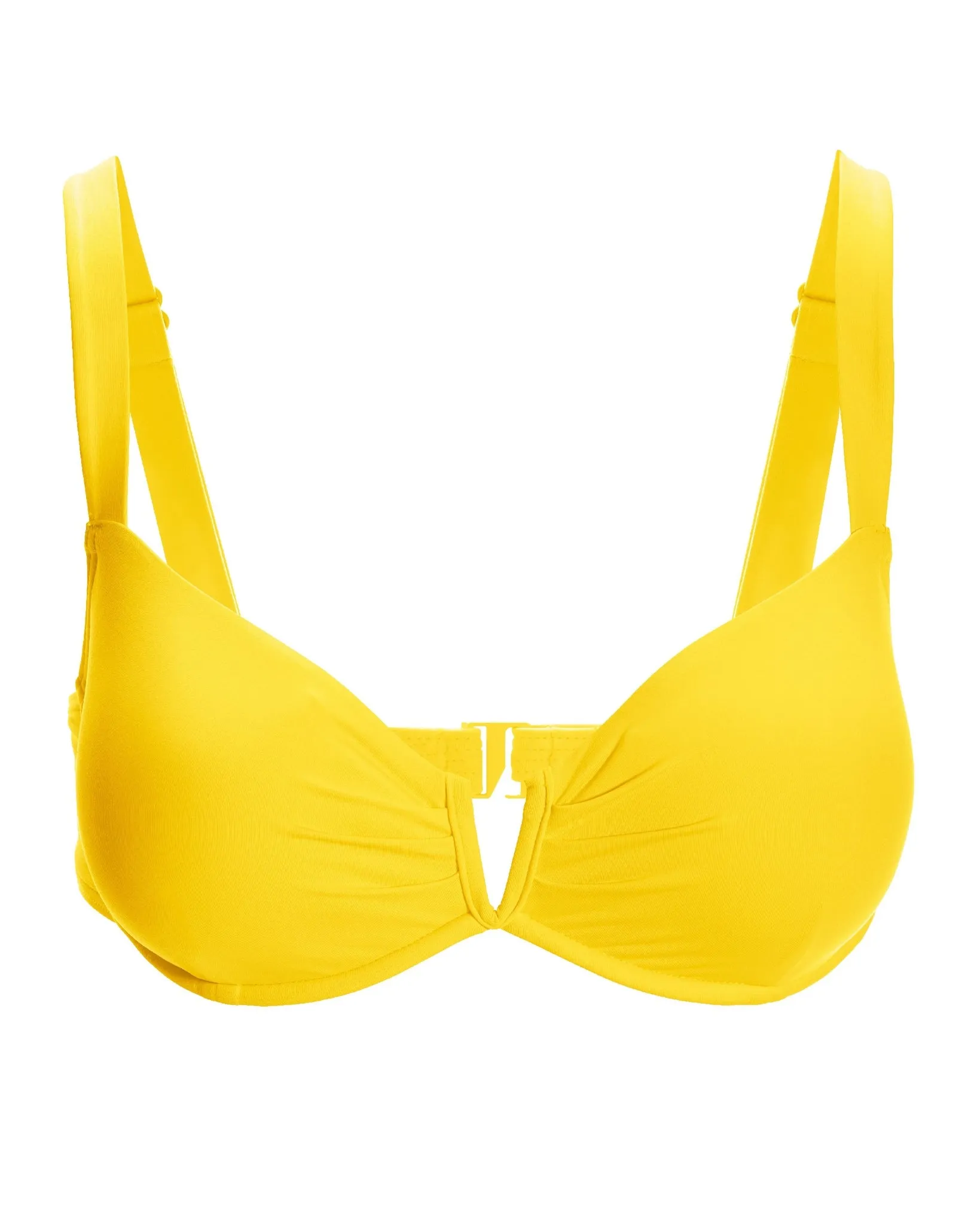 Swim Sense V Wire Bikini Top Lemon Zest sold by Boston Proper product image thumbnail 2