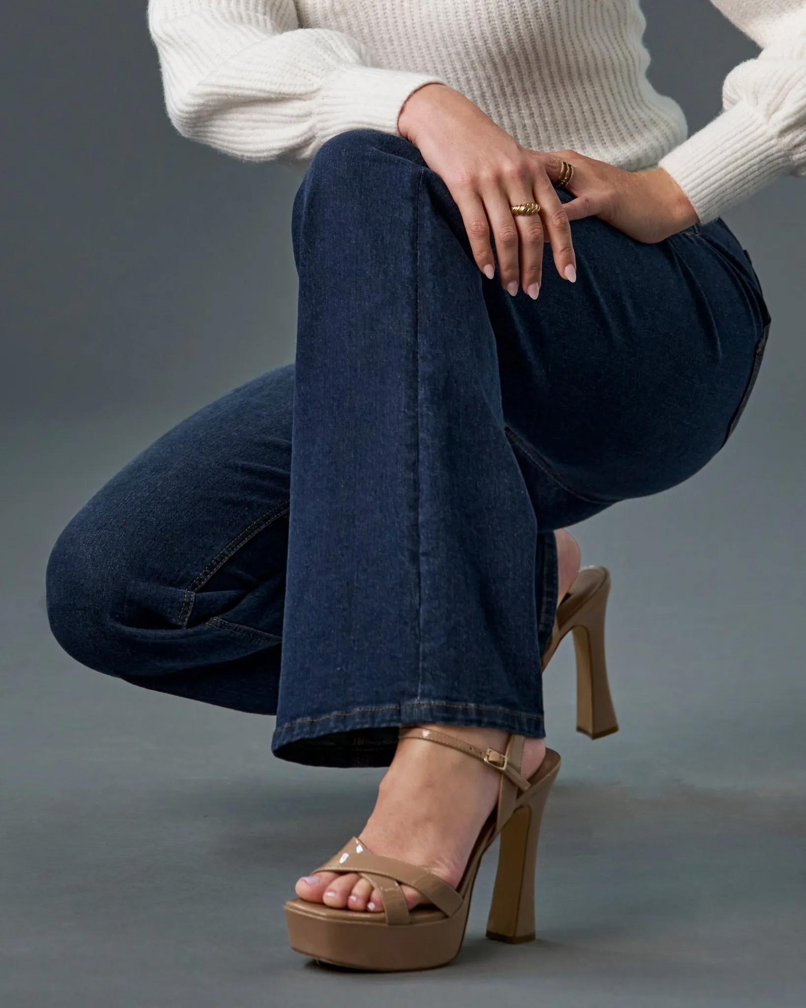 Platform Ankle Strap Heel Nude sold by Boston Proper product image thumbnail 2