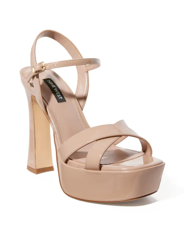 Platform Ankle Strap Heel Nude sold by Boston Proper
