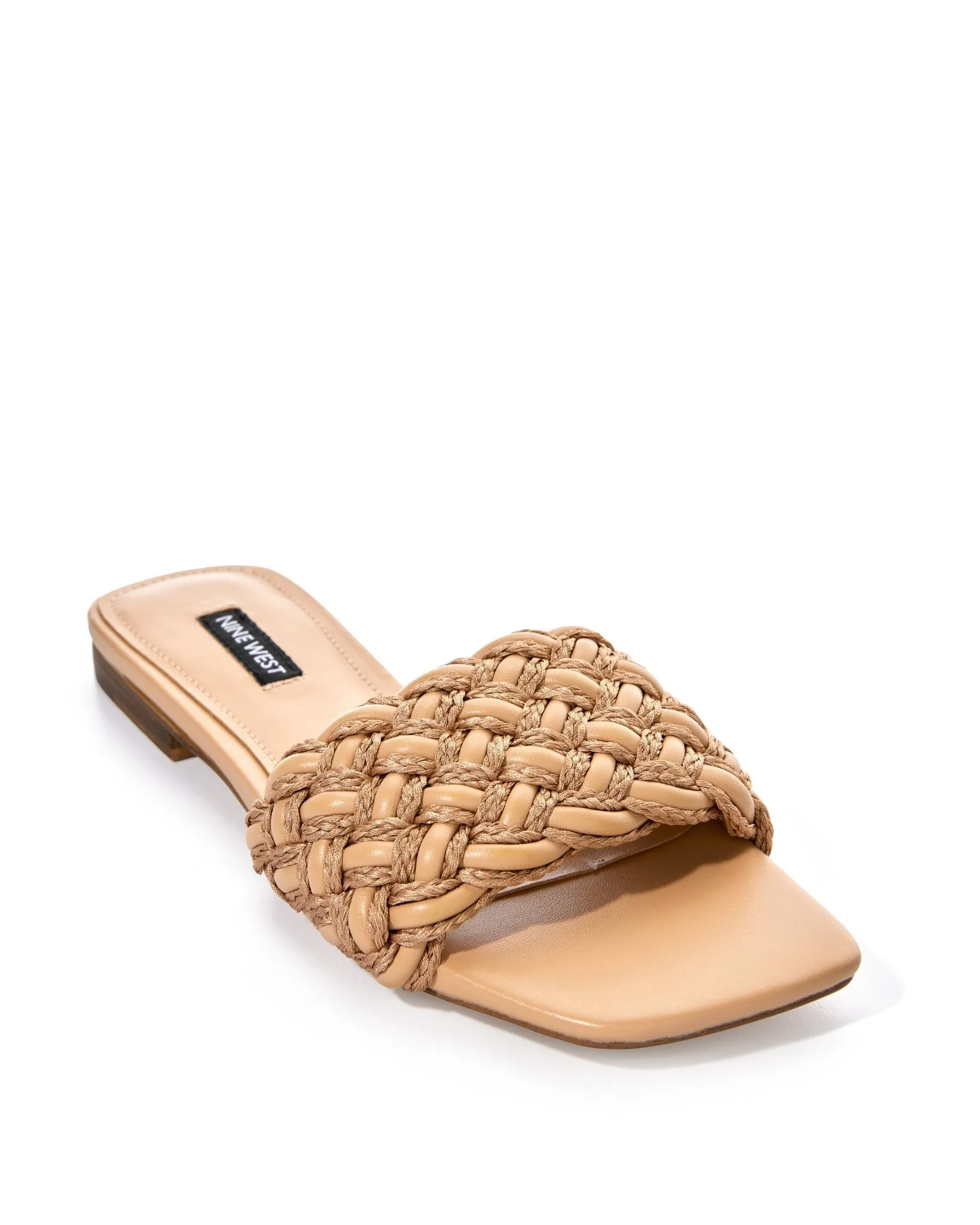 Braided Slide Sandal Tan sold by Boston Proper