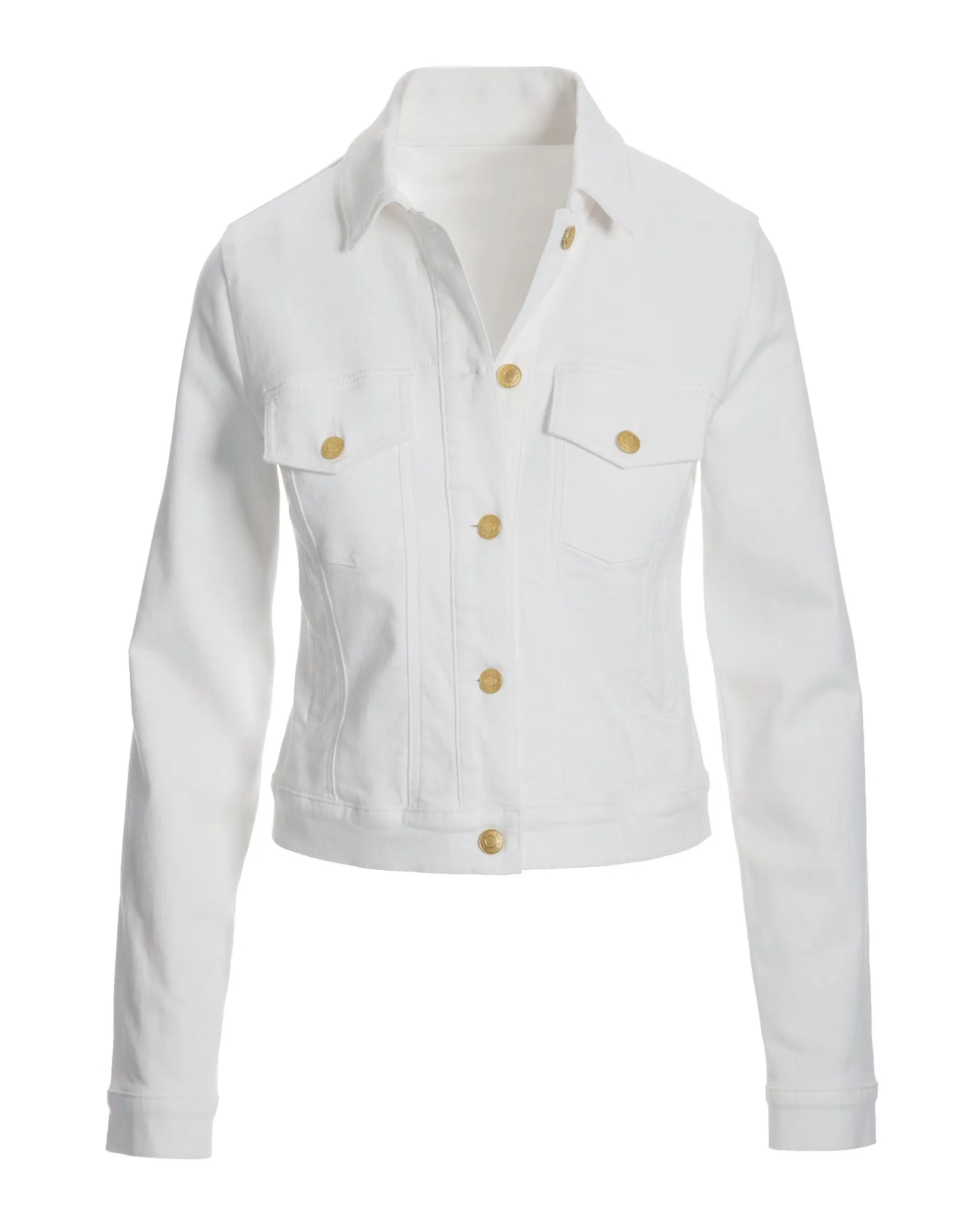 The Essential Denim Jacket White sold by Boston Proper product image thumbnail 2