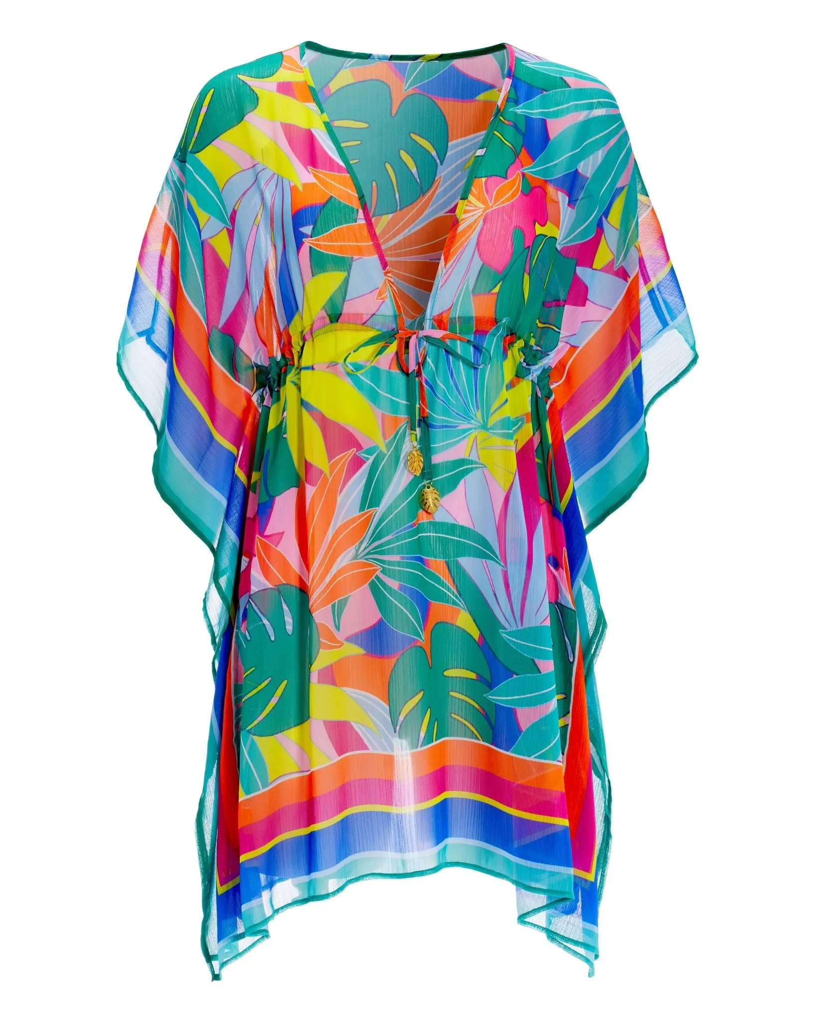 Life of the Party Tropical Print Caftan Multi sold by Boston Proper product image thumbnail 2