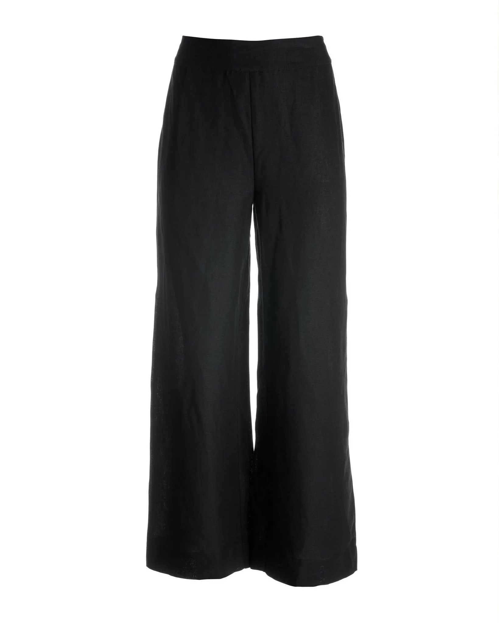 Malibu Linen Cropped Pant Black sold by Boston Proper product image thumbnail 2