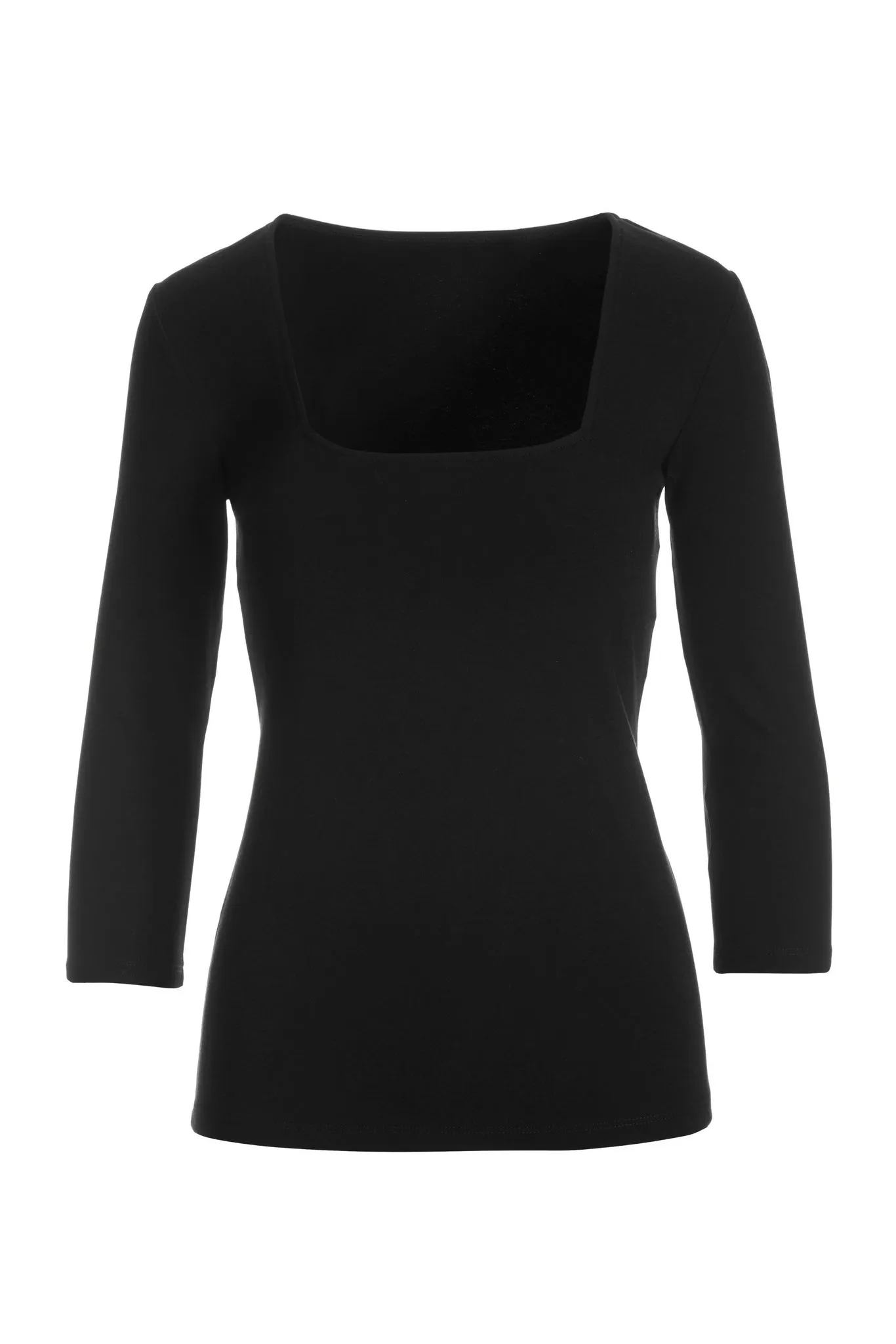 So Sexy Square-Neck Top Black sold by Boston Proper product image thumbnail 2