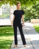 Beyond Travel High Rise Pant Jet Black sold by Boston Proper