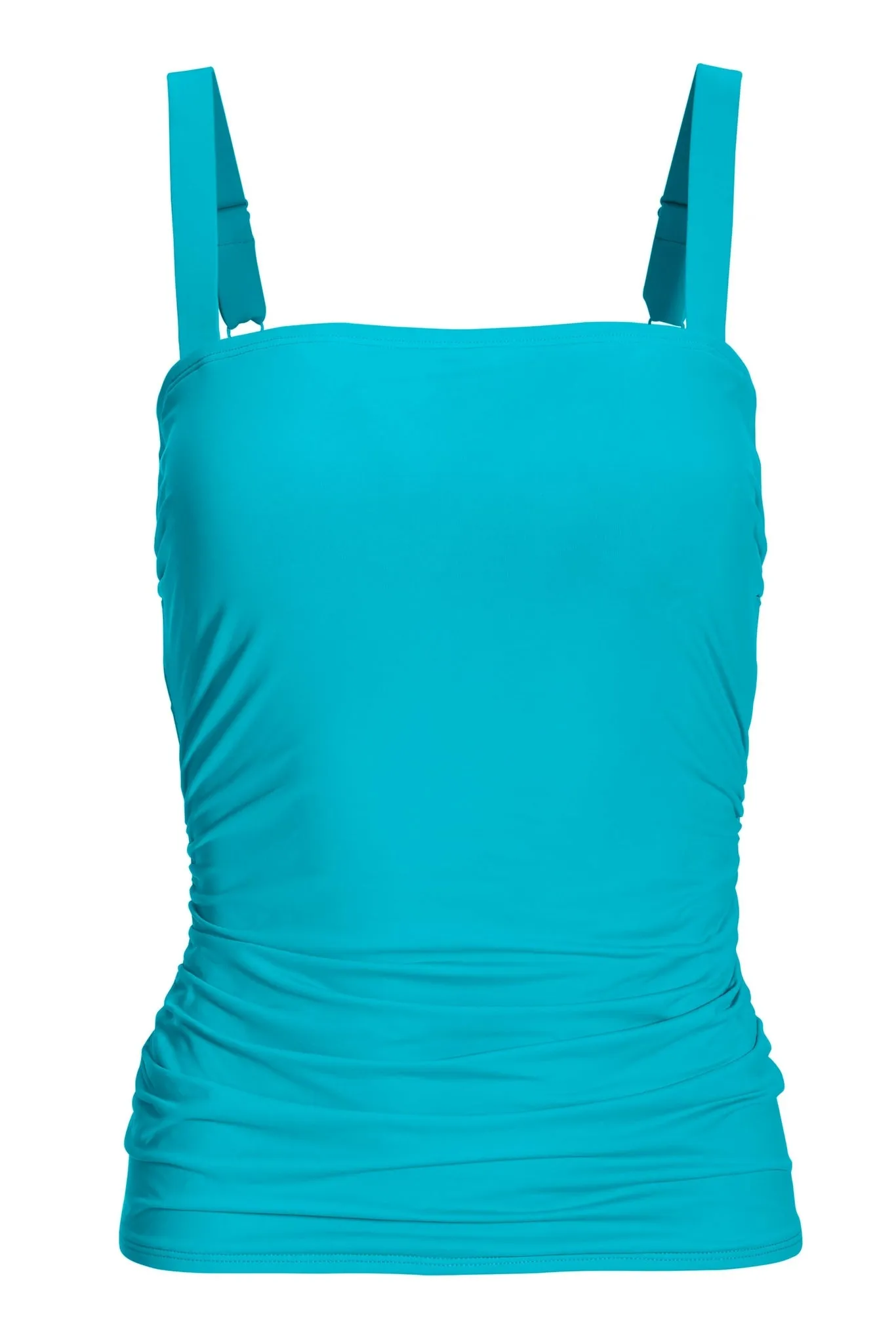 Swim Sense Square-Neck Tankini Top Splash Blue sold by Boston Proper product image thumbnail 2