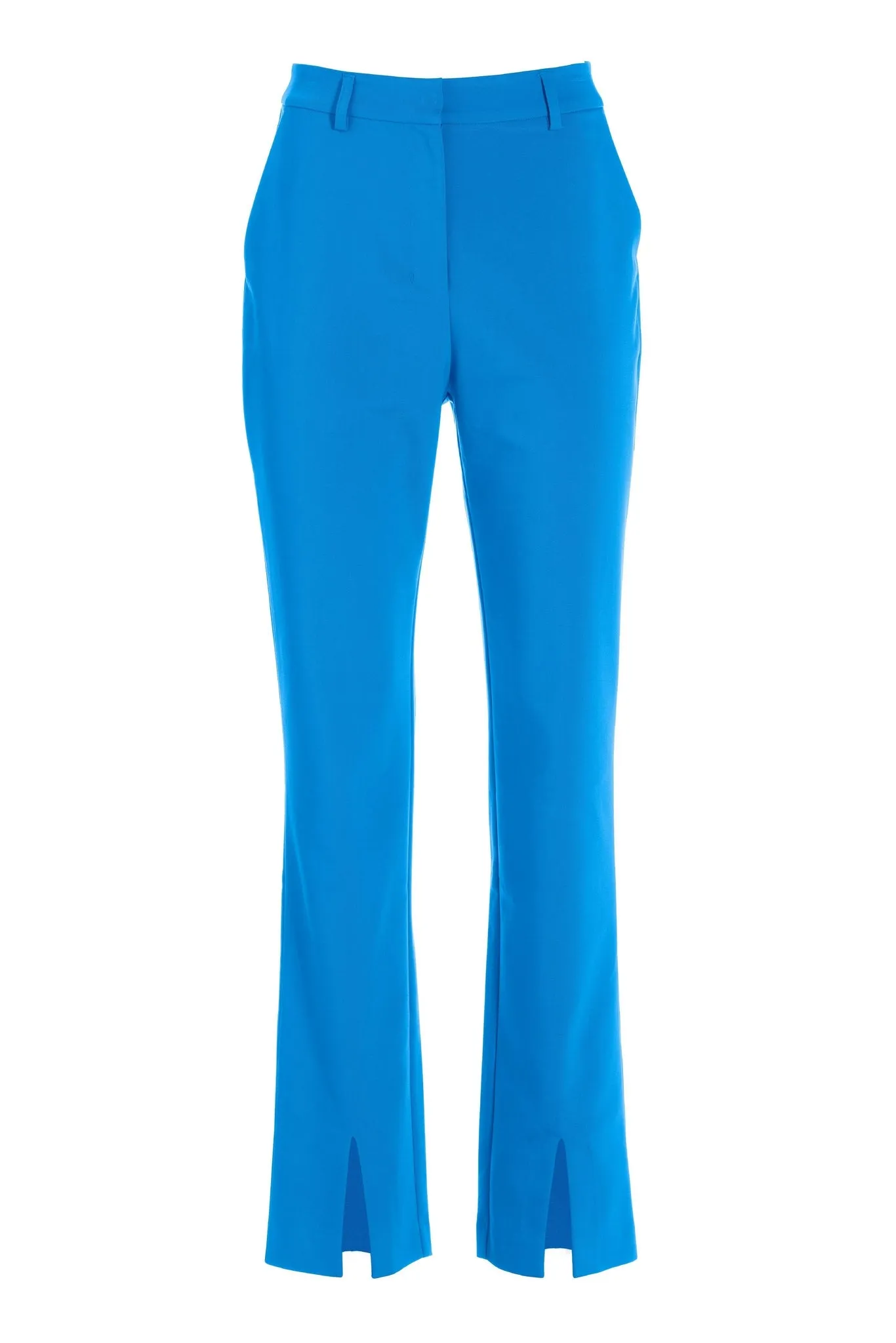 Modern Slim-Leg Slit-Front Trouser Pant Ibiza Blue sold by Boston Proper product image thumbnail 2