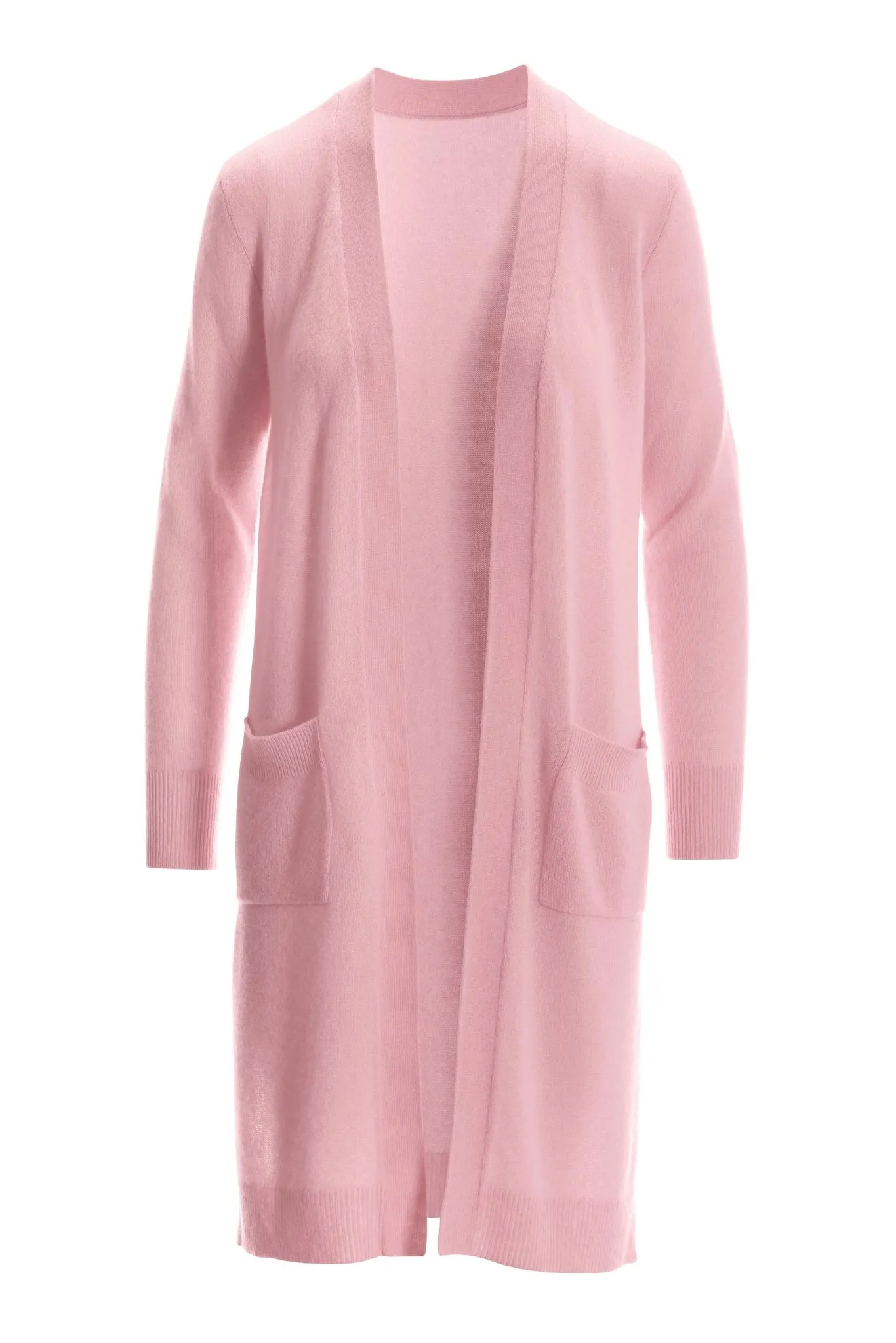 Cashmere Long Cardigan Pink sold by Boston Proper product image thumbnail 2