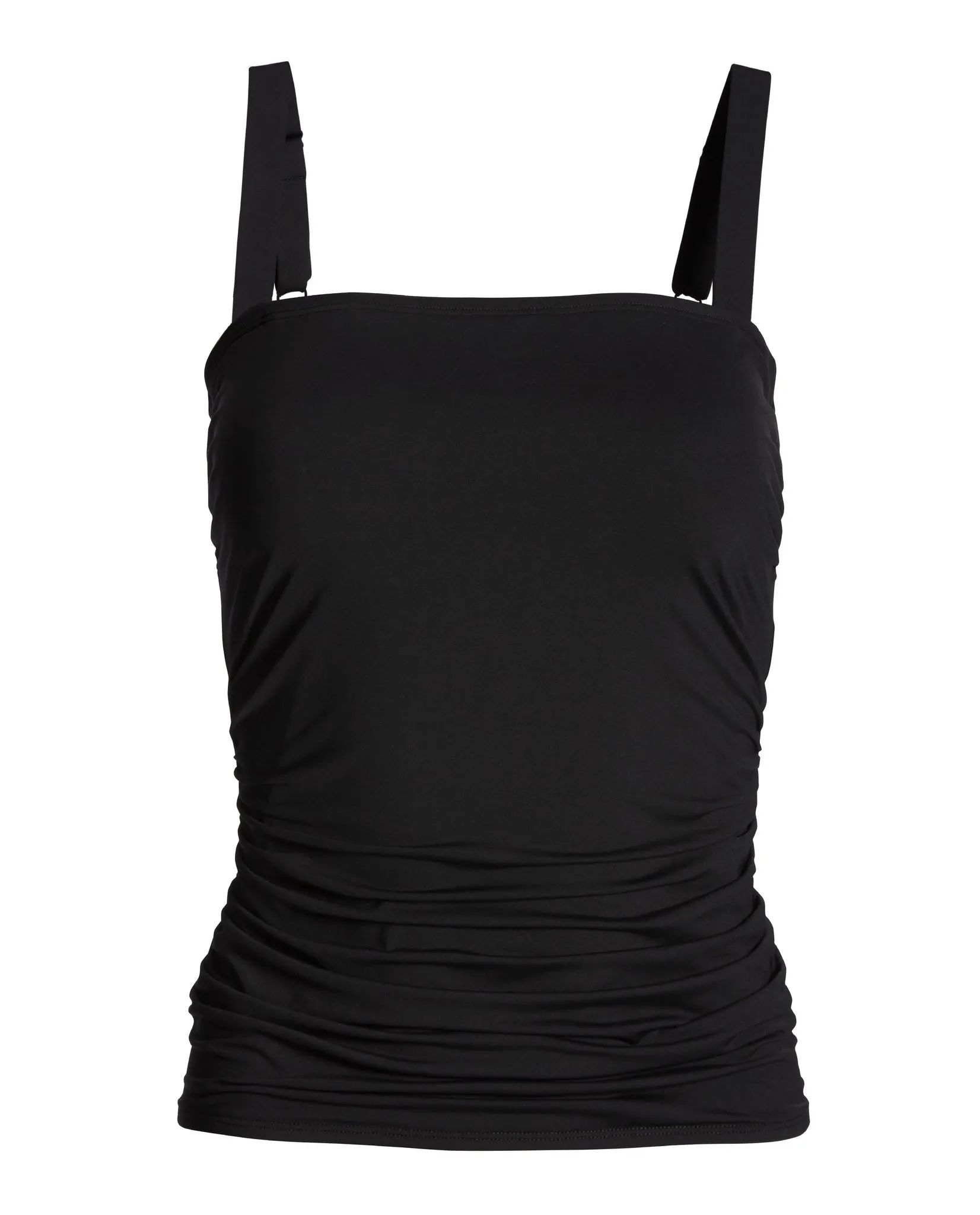 Swim Sense Square-Neck Tankini Top Proper Black sold by Boston Proper product image thumbnail 2