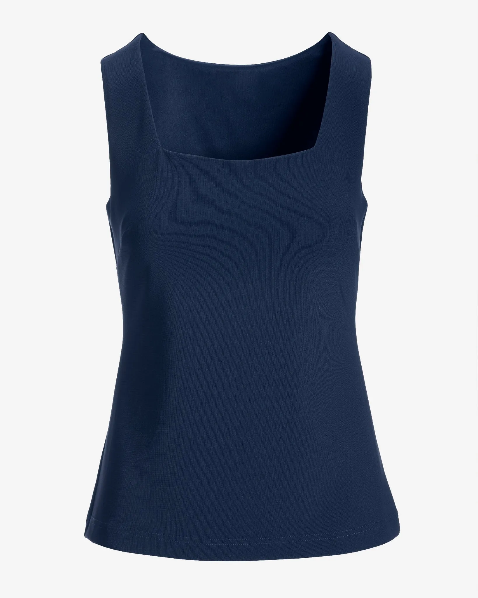 Beyond Travel Square Neck Sleeveless Shell Top Maritime Navy sold by Boston Proper product image thumbnail 2