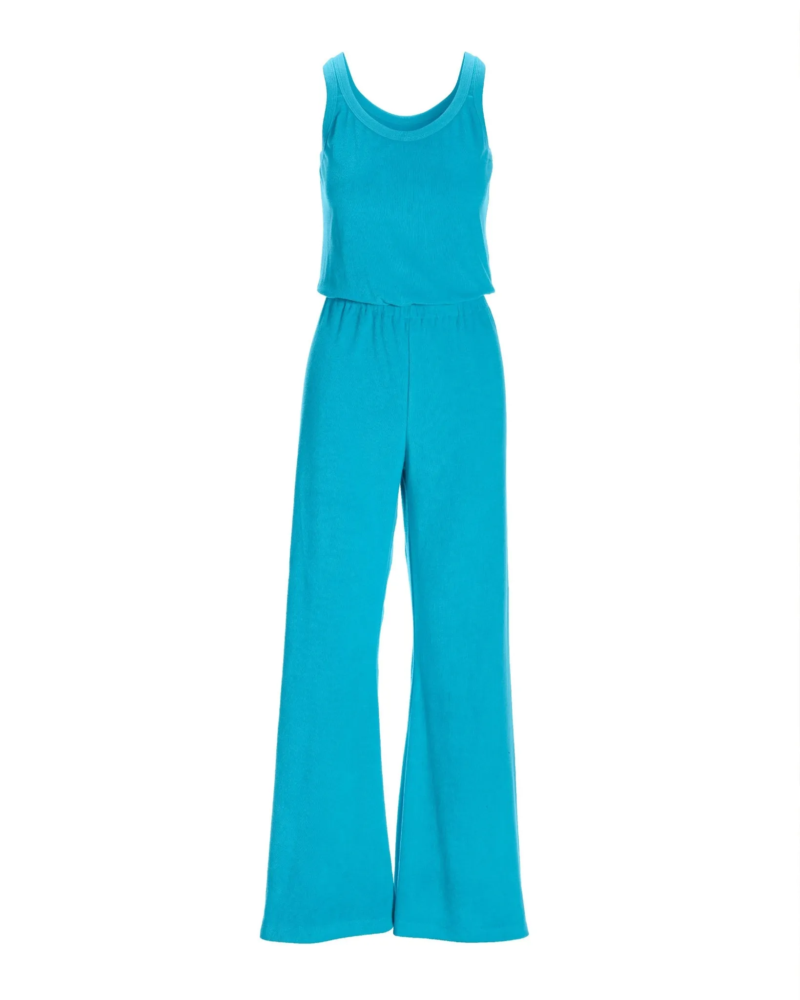 Beach Terry Blouson Jumpsuit Splash Blue sold by Boston Proper product image thumbnail 2
