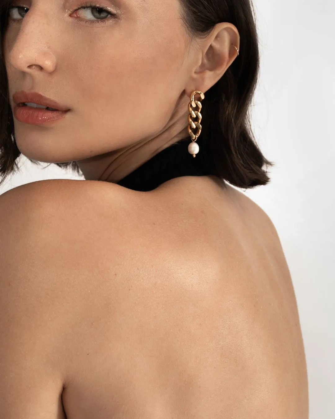 Freshwater Pearl Venus Earrings sold by Boston Proper product image thumbnail 2