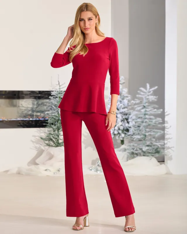 Beyond Travel High Rise Pant French Kiss sold by Boston Proper
