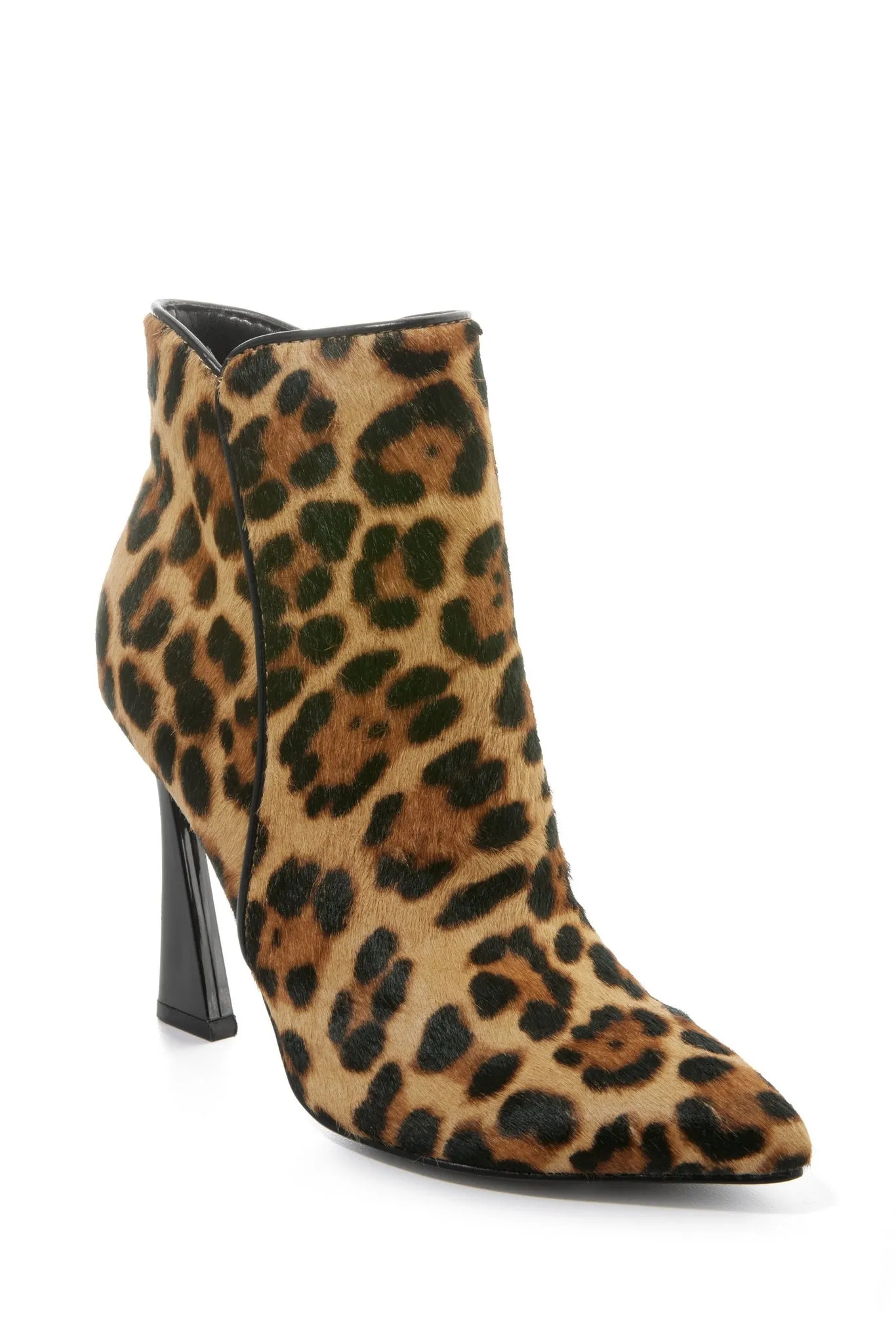 Leopard Heeled Bootie Multi sold by Boston Proper