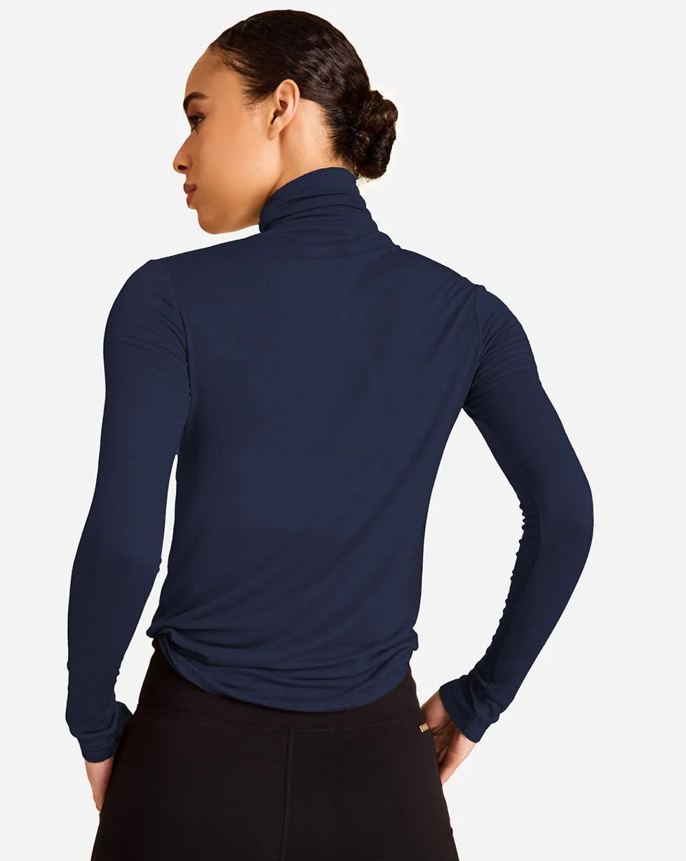 Washable Cashmere Turtleneck Navy sold by Boston Proper product image thumbnail 3