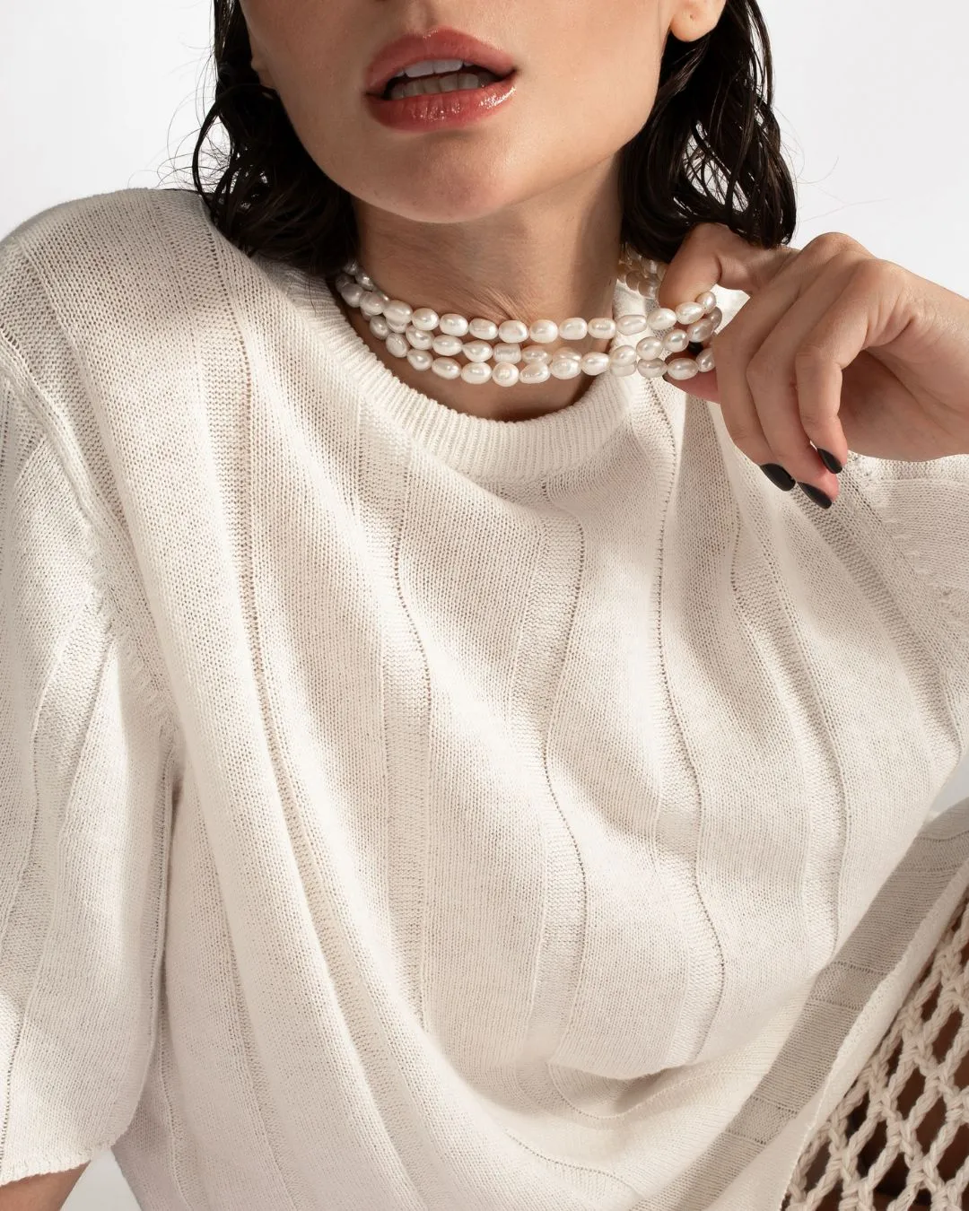 Freshwater Pearl Gabriela Necklace sold by Boston Proper product image thumbnail 3