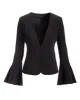 Beyond Travel Flare Sleeve Jacket Jet Black sold by Boston Proper