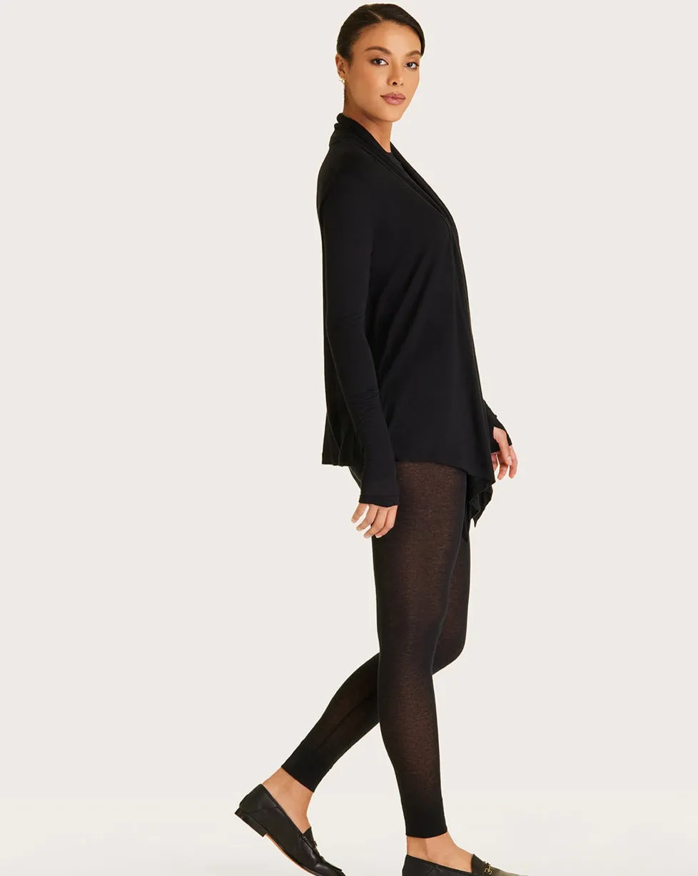 Washable Cashmere Cardigan Black sold by Boston Proper product image thumbnail 4