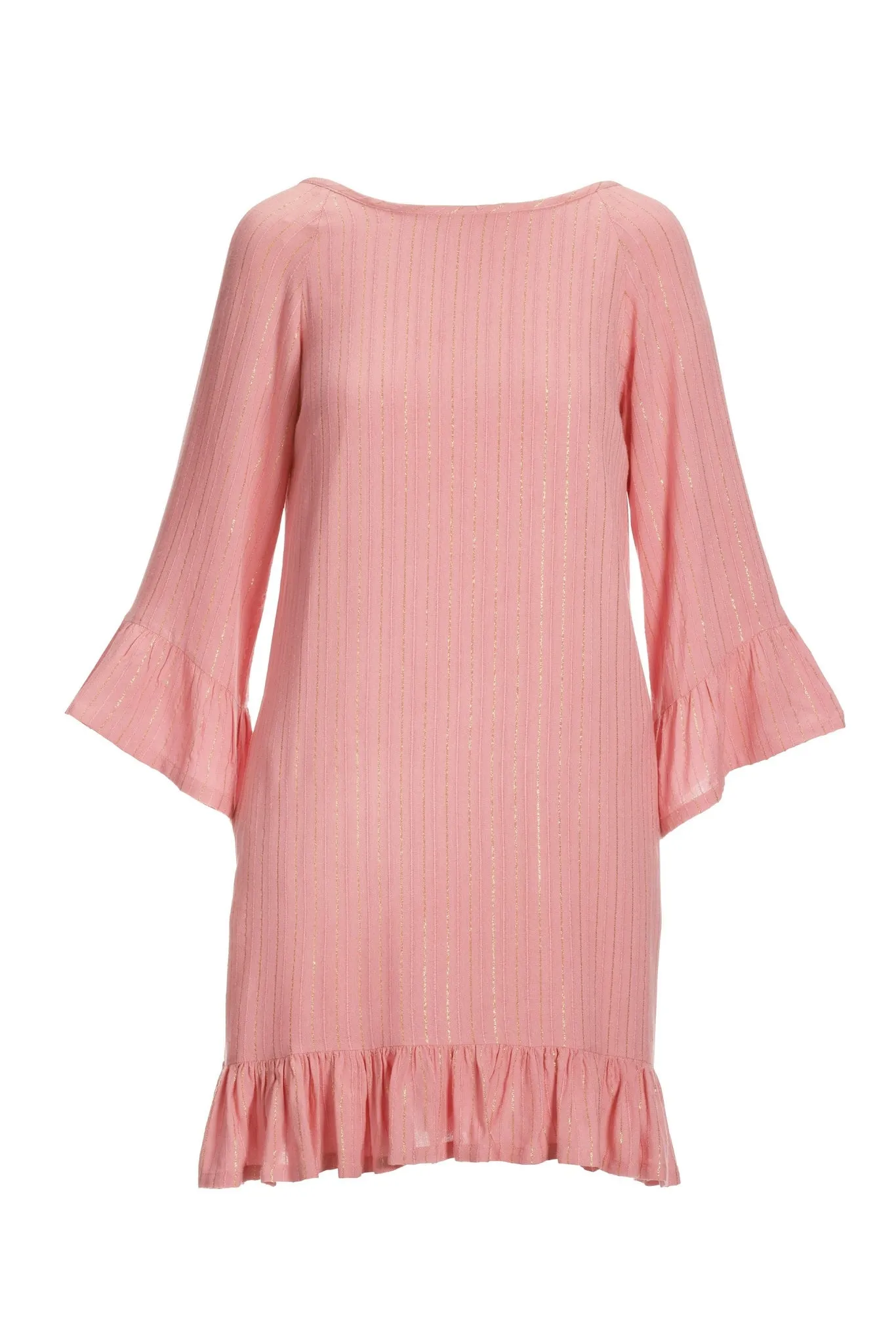 Embellished Fringe Short Dress Pink sold by Boston Proper product image thumbnail 2
