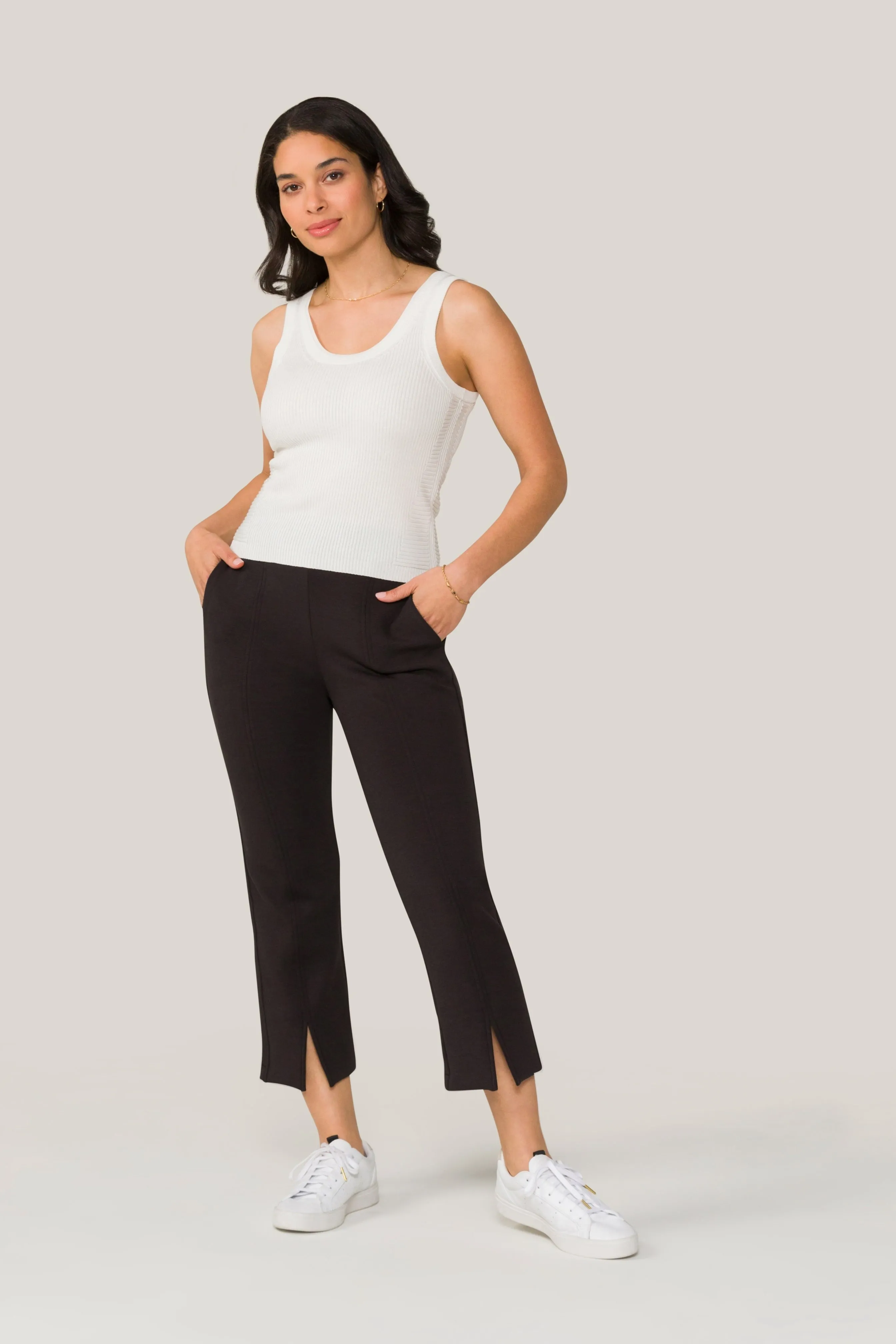 Vida Knit Tank Bone sold by Boston Proper product image thumbnail 2