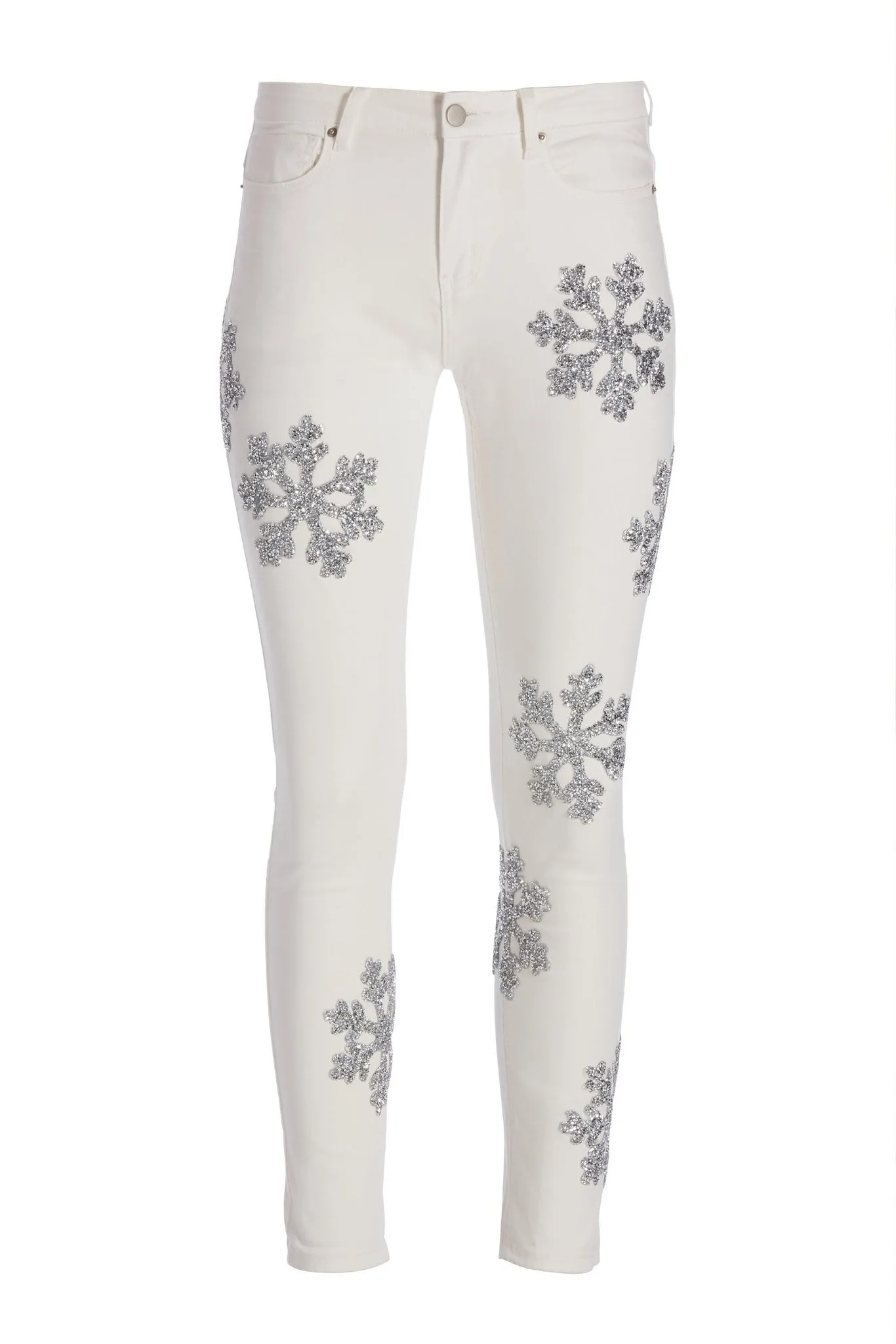 Snowflake Jean Winter White sold by Boston Proper product image thumbnail 2