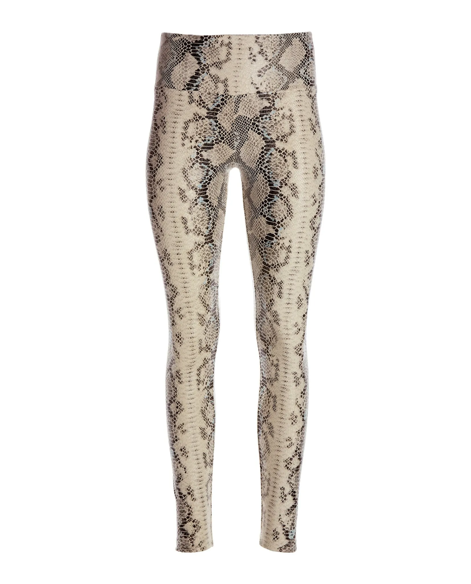 Off White Snake Faux Leather Legging Off White Multi sold by Boston Proper product image thumbnail 2