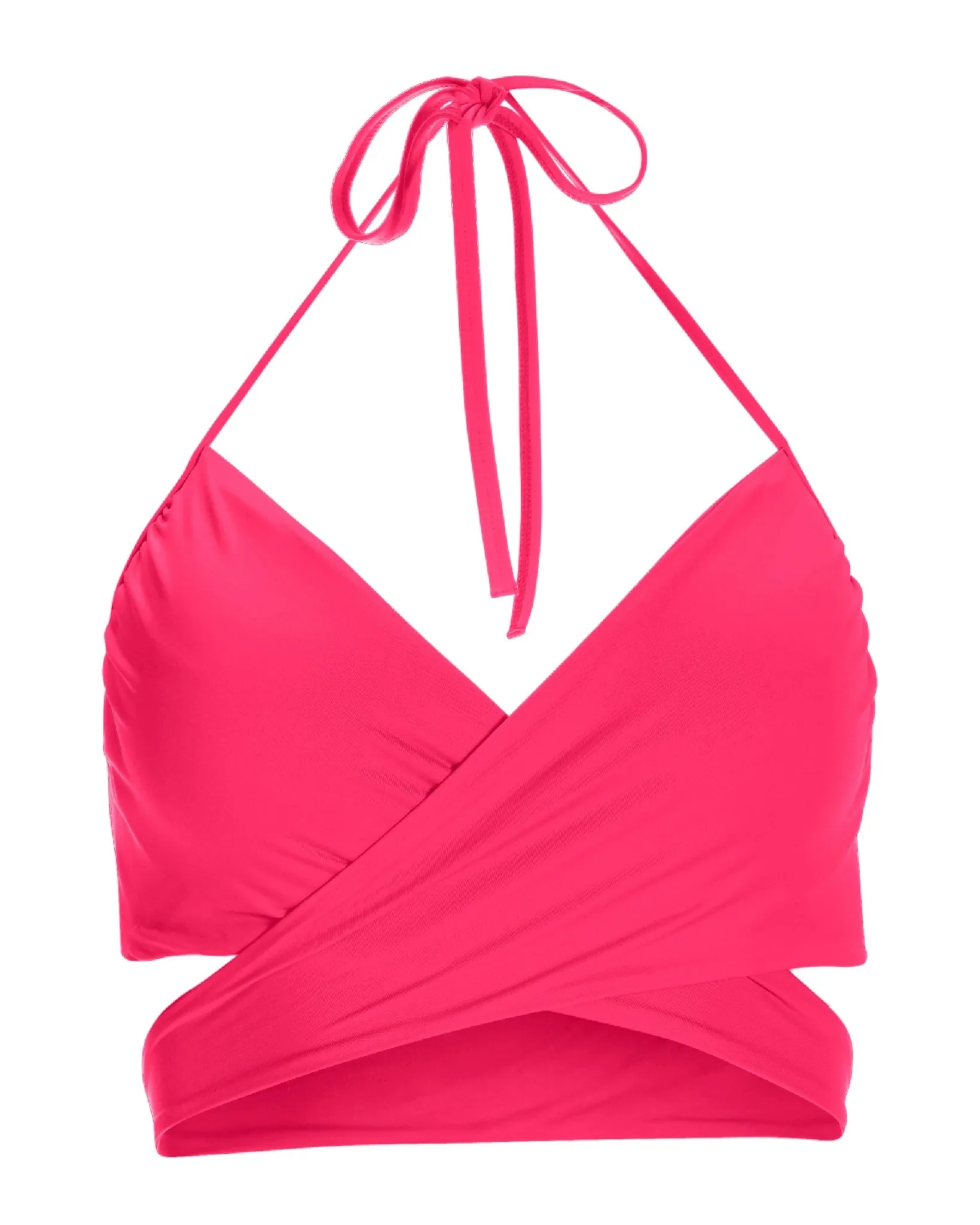 Swim Sense Underwire Wrap Bikini Top Fandango Pink sold by Boston Proper product image thumbnail 2
