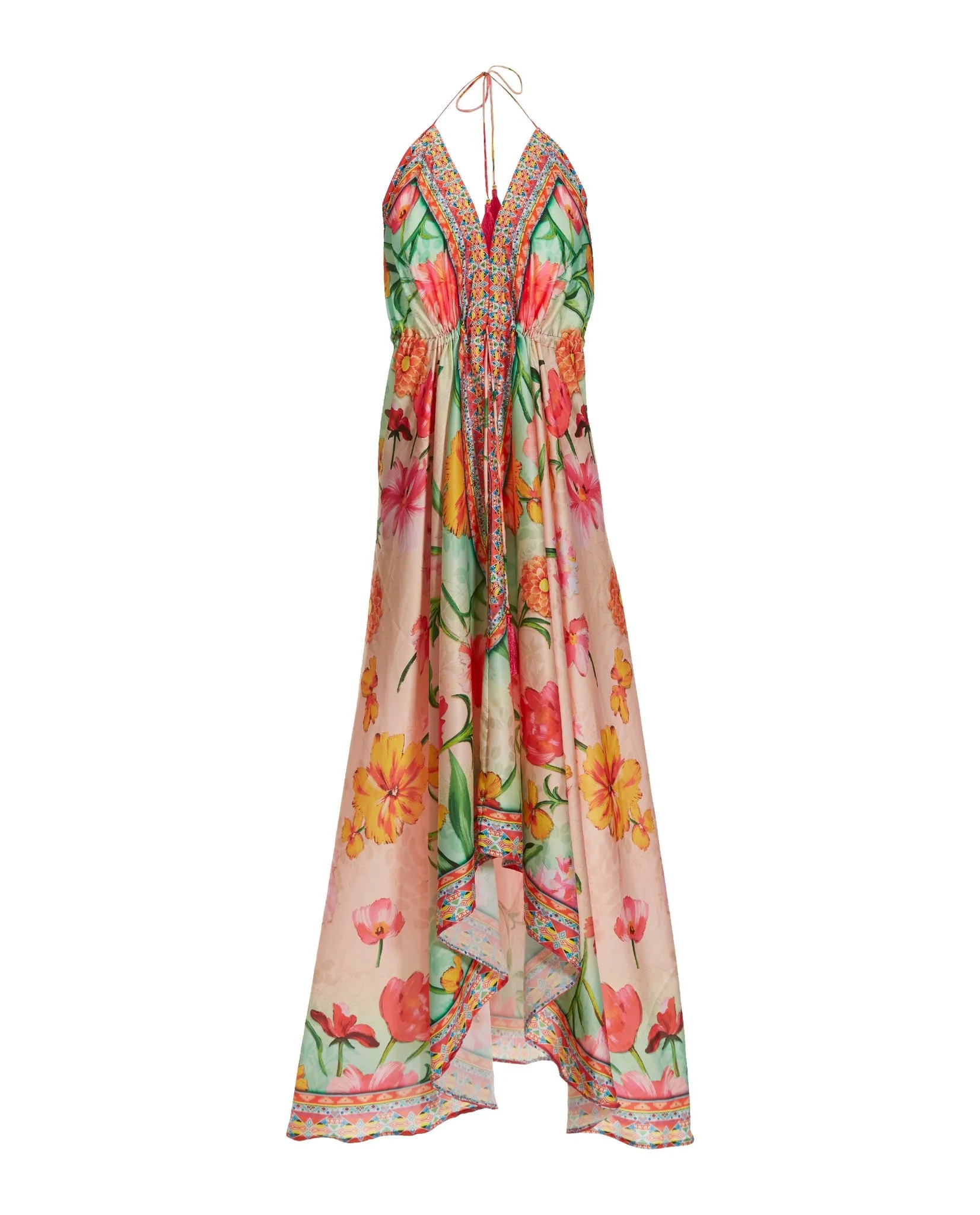Multi Print High Low Dress Multi sold by Boston Proper product image thumbnail 2