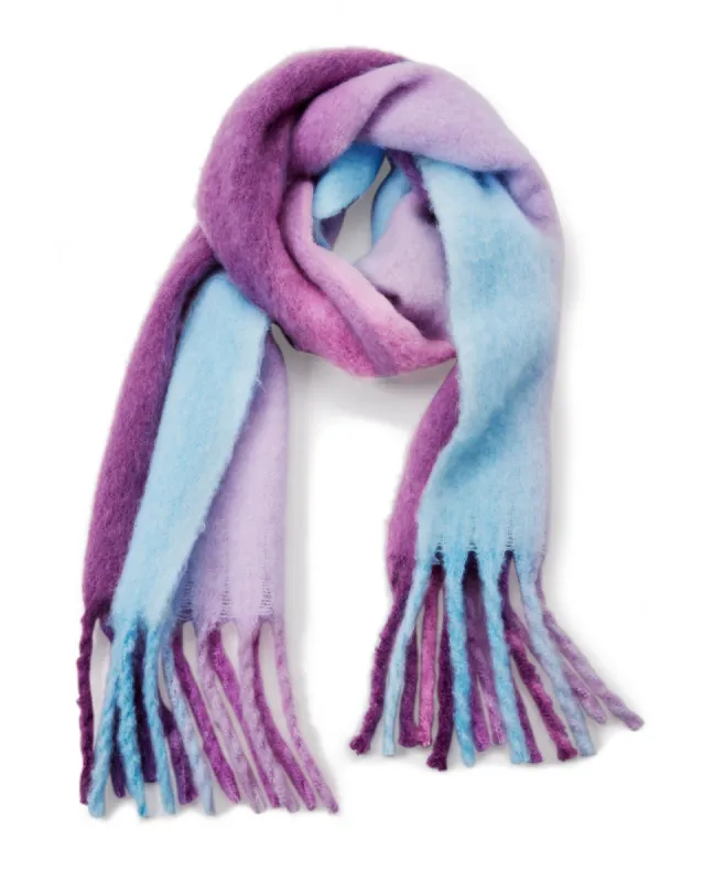 Ombre Winter Scarf Purple Multi sold by Boston Proper