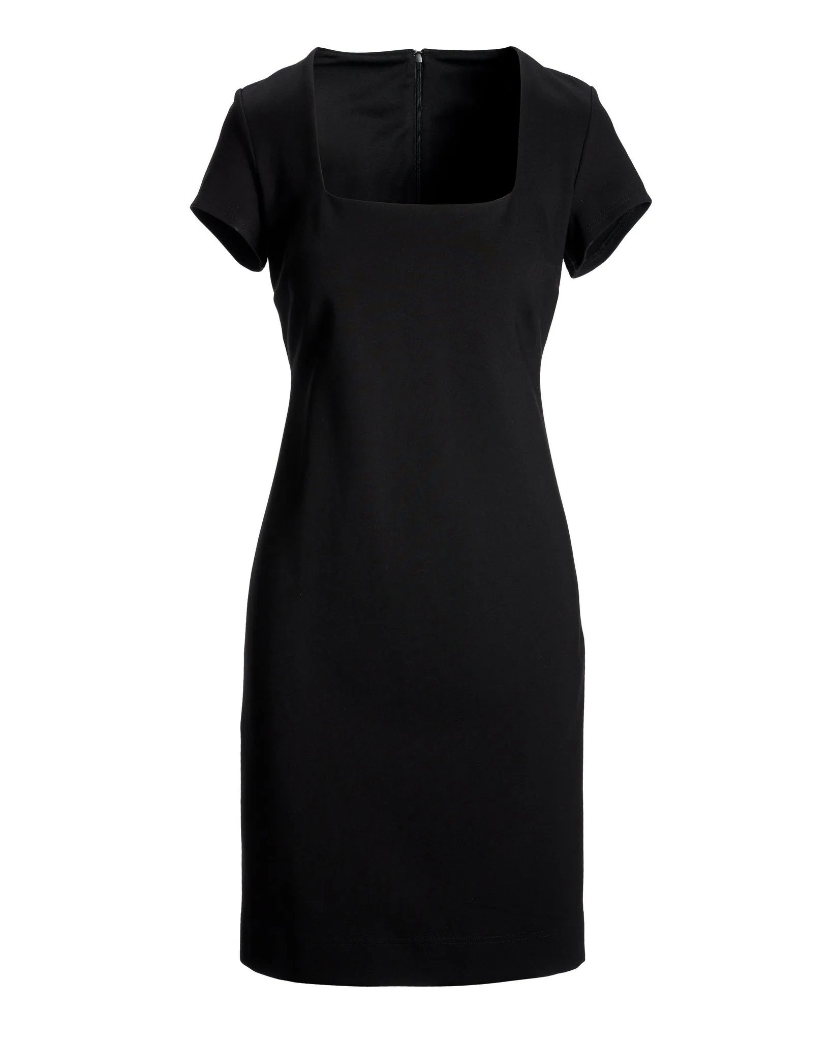 Sculpting Square Neck Sheath Dress Black sold by Boston Proper product image thumbnail 2