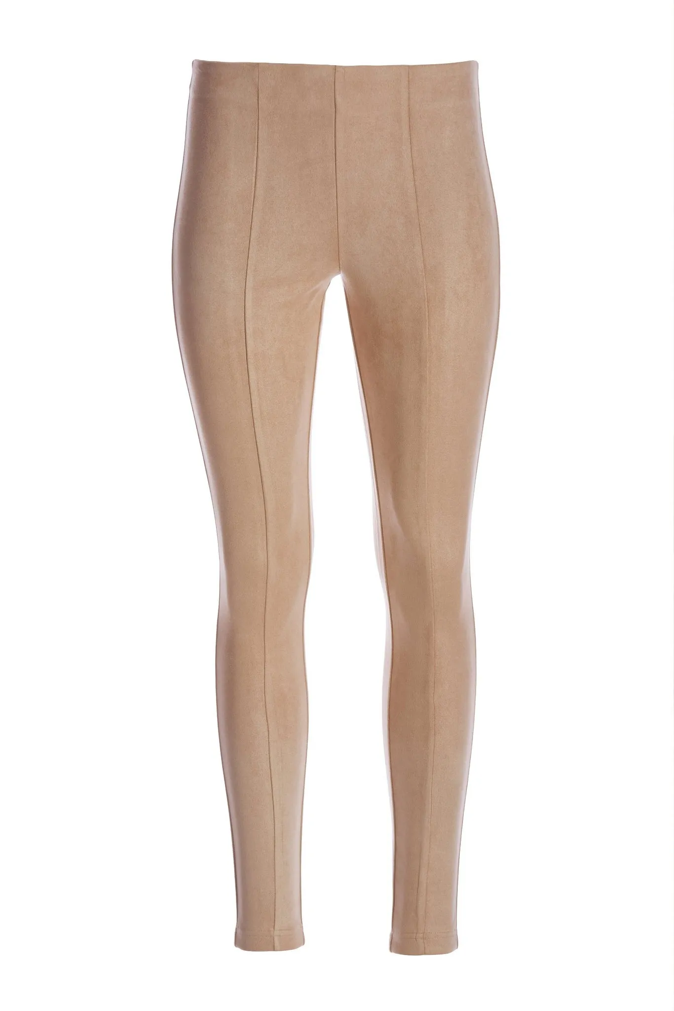 Faux Suede Pull On Legging Tan sold by Boston Proper product image thumbnail 2