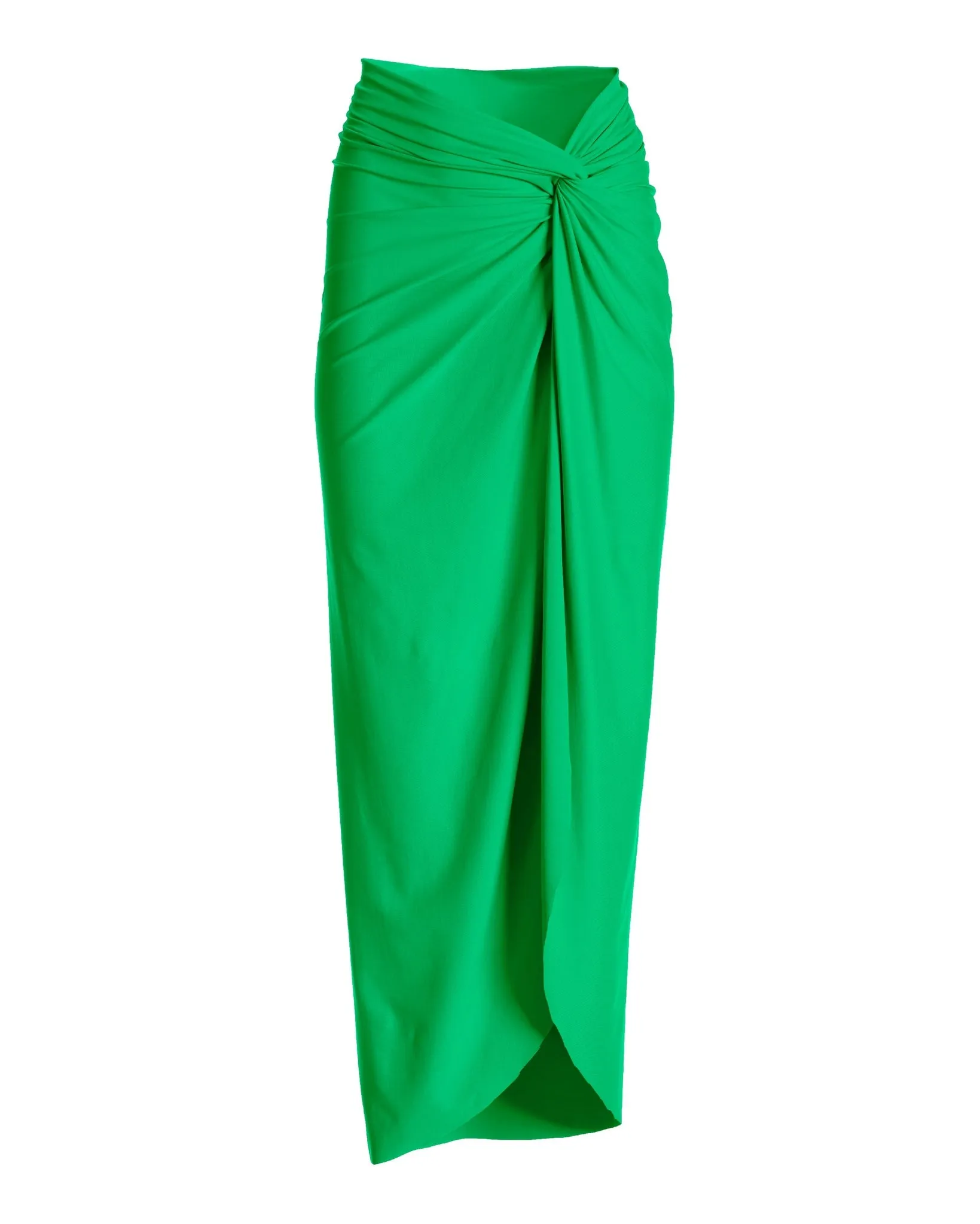 Side Knot Maxi Cover Up Skirt Green sold by Boston Proper product image thumbnail 2