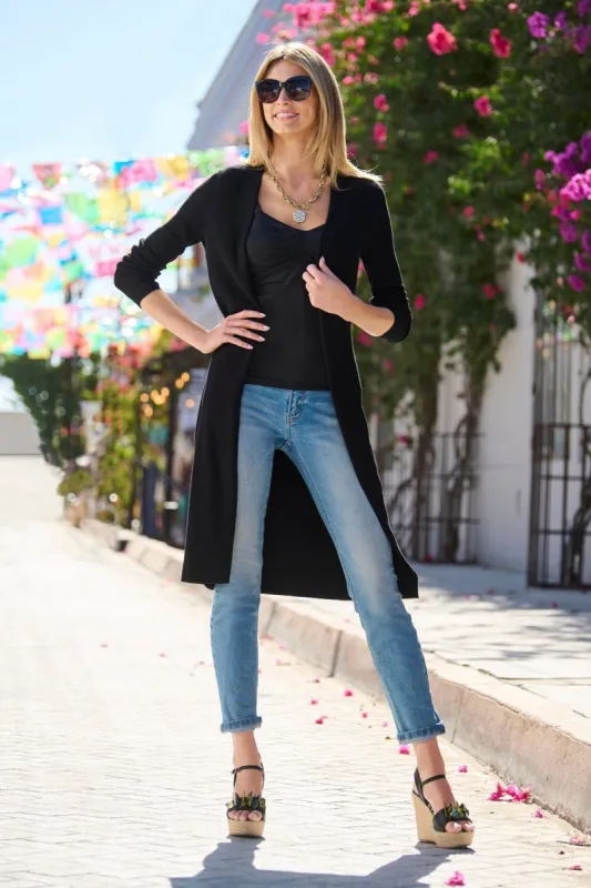 Proper High-Rise Slim Straight-Leg Jean Light Wash sold by Boston Proper