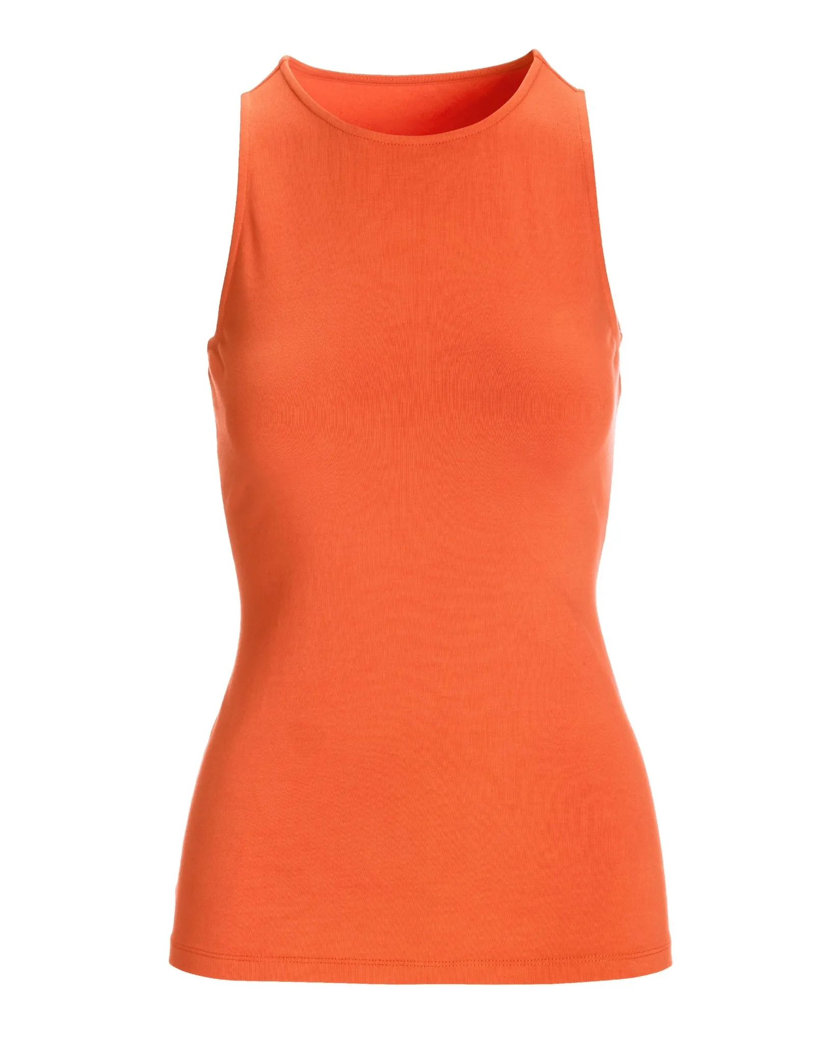 So Sexy High Neck Tank Knit Top Flame sold by Boston Proper product image thumbnail 2