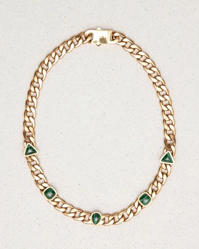 Crosby Necklace Malachite sold by Boston Proper