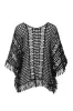 Effortless Crochet Pullover Poncho Black sold by Boston Proper