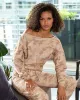 Rhinestone Pocket Lounge Cardigan Champagne sold by Boston Proper