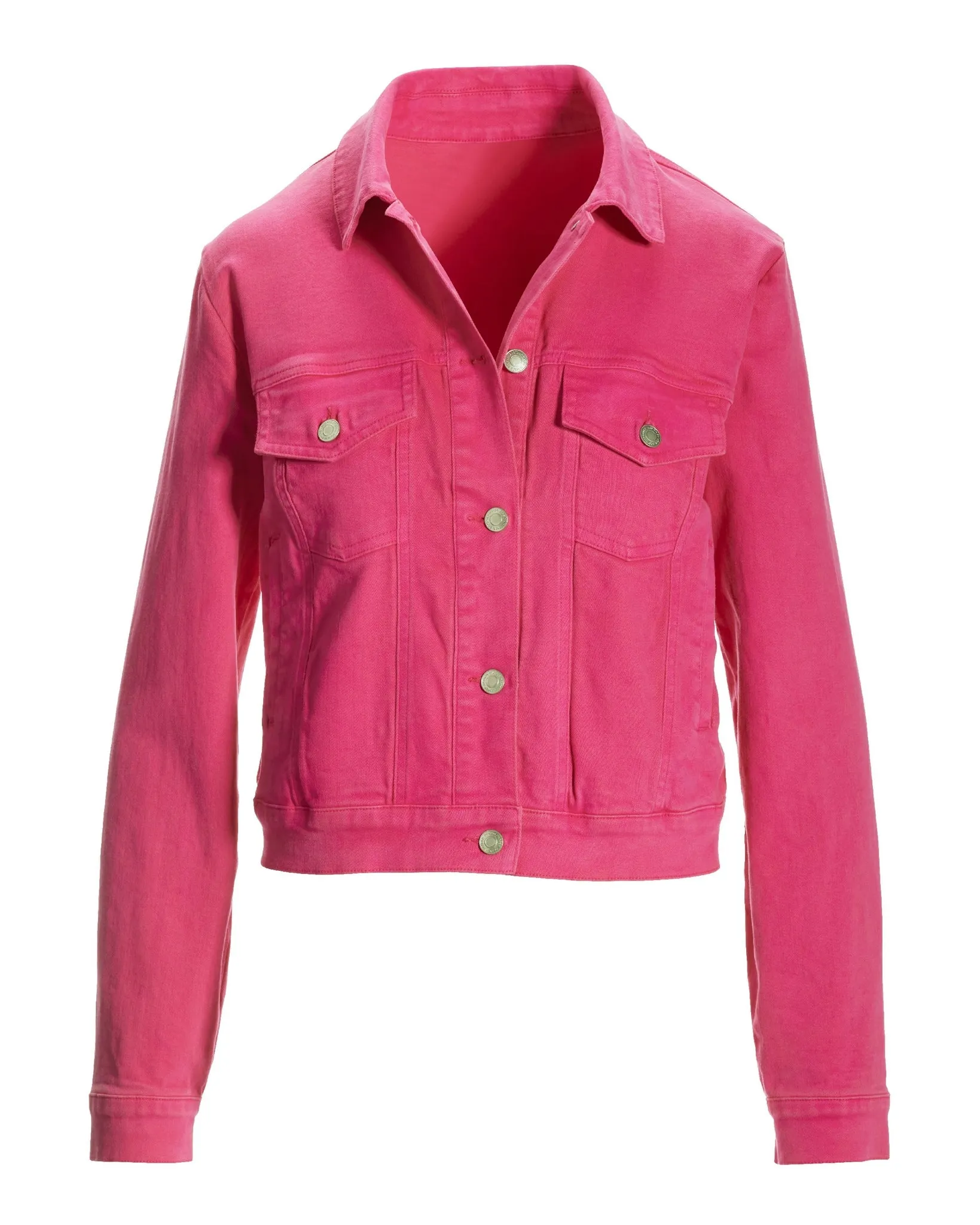 The Essential Denim Jacket Very Berry sold by Boston Proper product image thumbnail 2