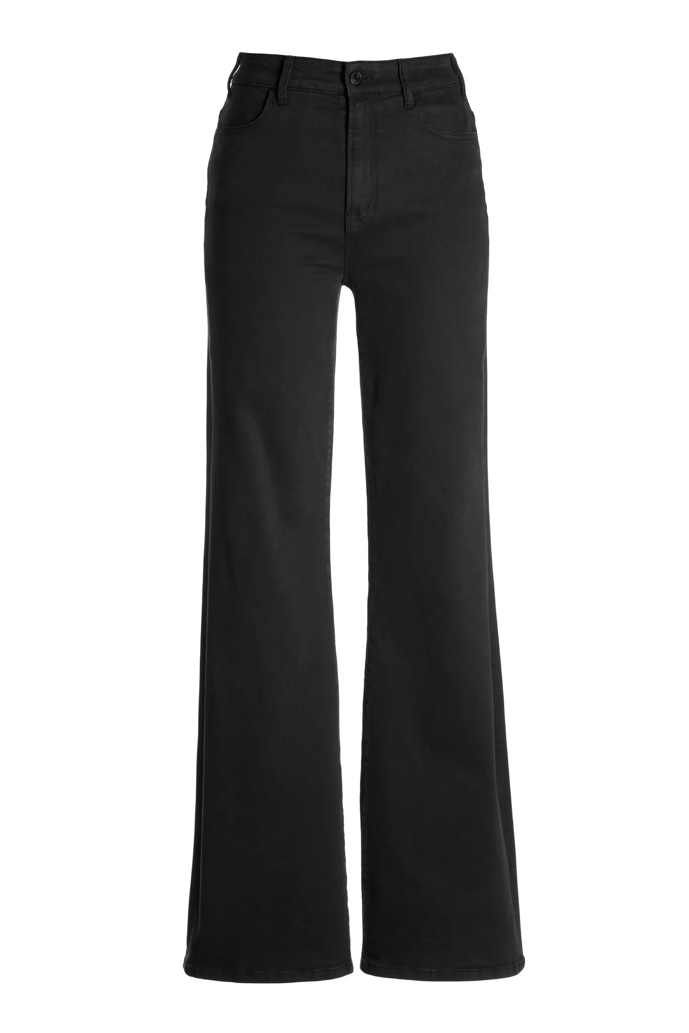 Malibu High-Rise Palazzo Jean Black Denim sold by Boston Proper product image thumbnail 2