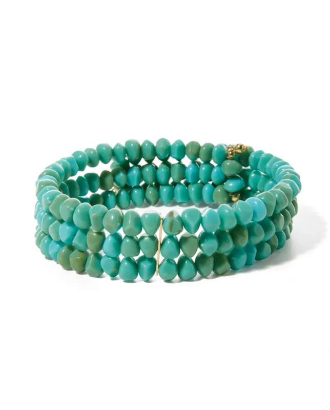 Beaded Choker Necklace Turquoise sold by Boston Proper