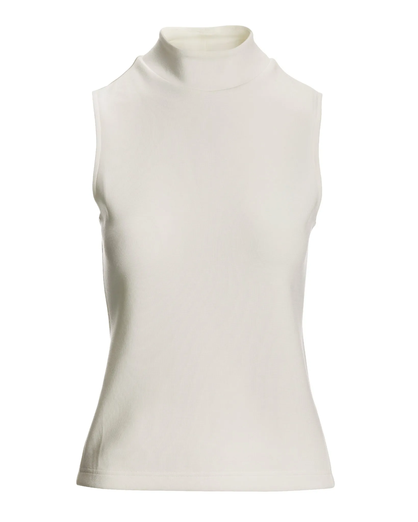 Luxe Lounge Mock Neck Top Off White sold by Boston Proper product image thumbnail 2
