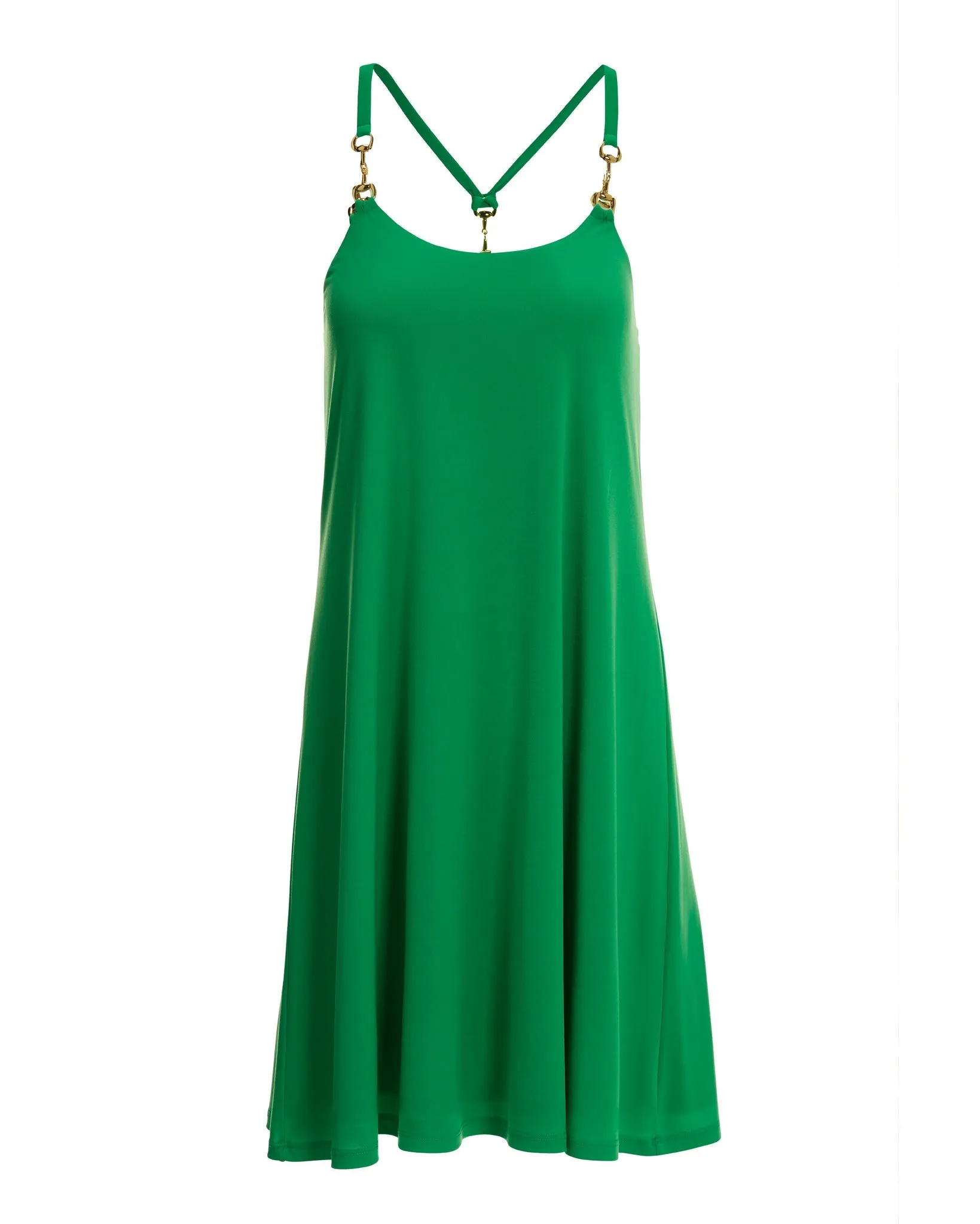 Hardware Sleeveless Tank Dress Monaco Green sold by Boston Proper product image thumbnail 2
