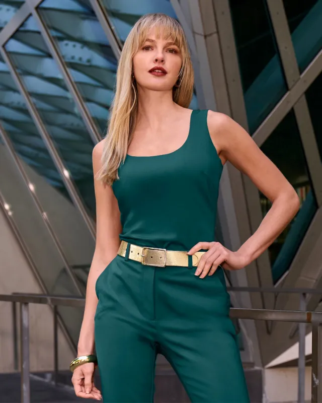 Modern Shell Deep Emerald sold by Boston Proper